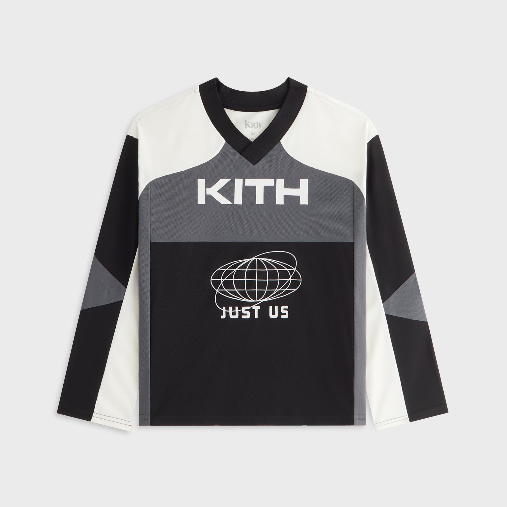 Kith Kids Just Us Blocked Malik Jersey - Black