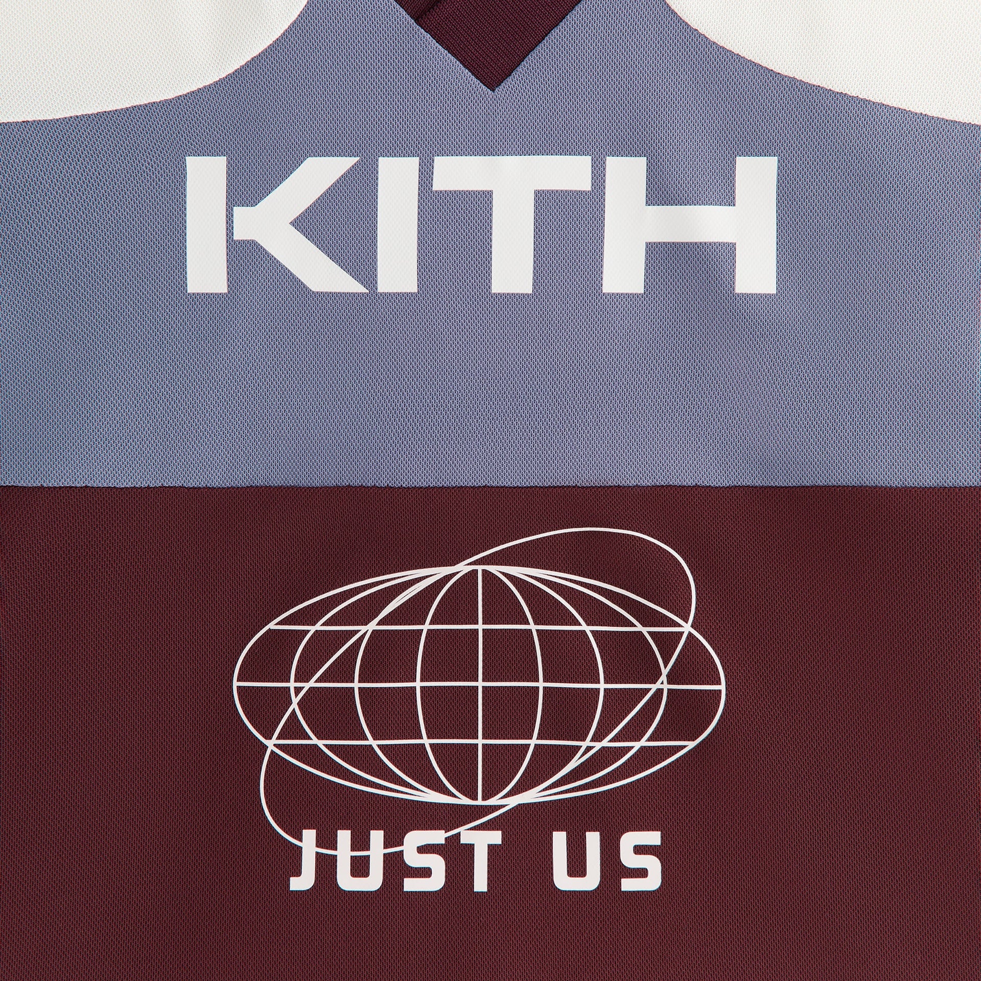Kith Kids Just Us Blocked Malik Jersey - Magma