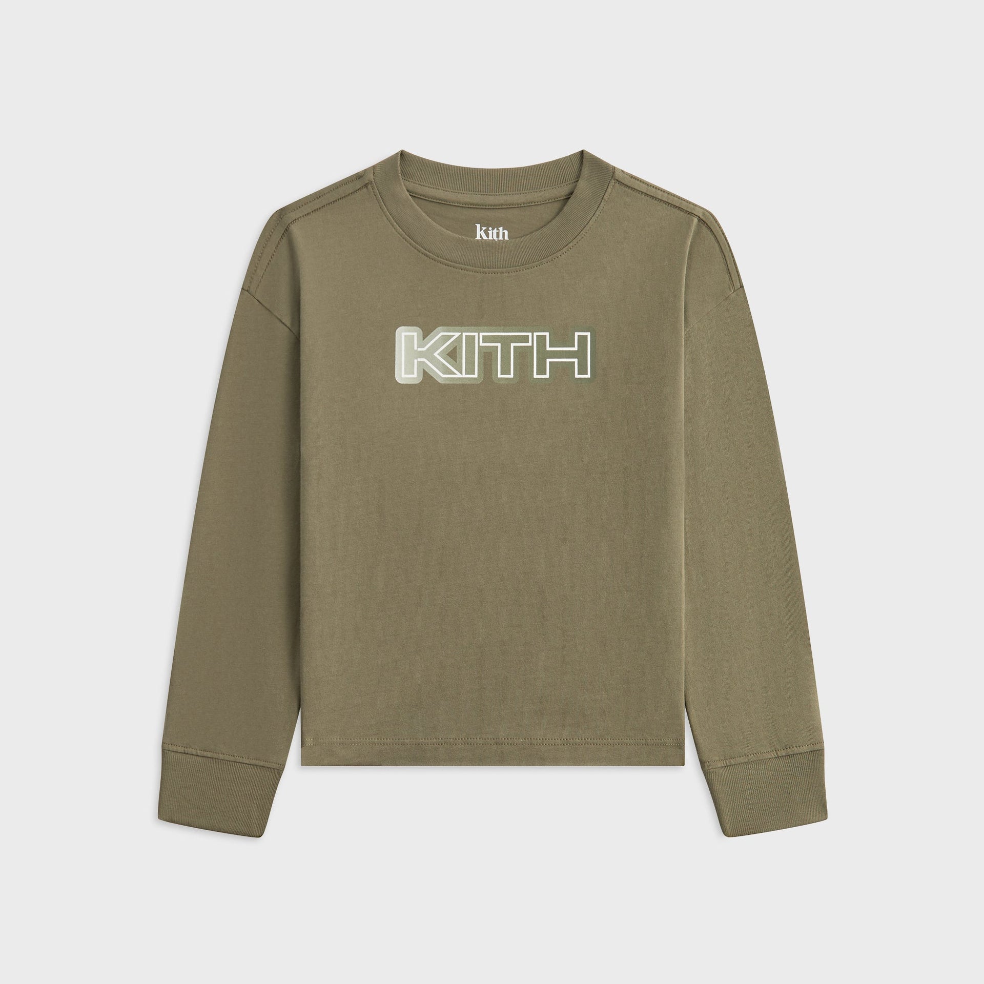 Kith Kids Gradient Tee - Olivine
