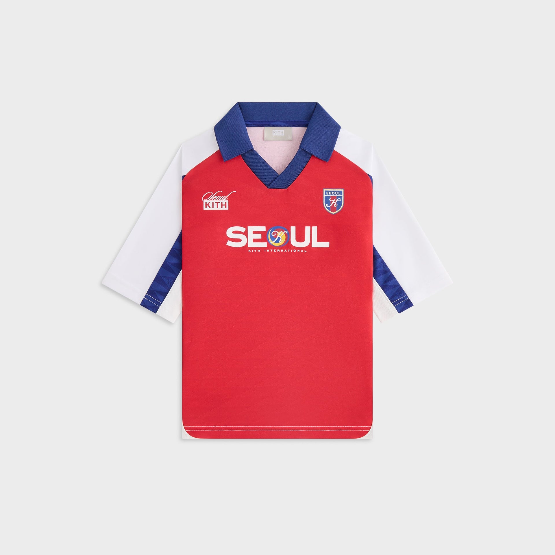 Kith Kids Seoul Soccer Top - Cherry Bomb