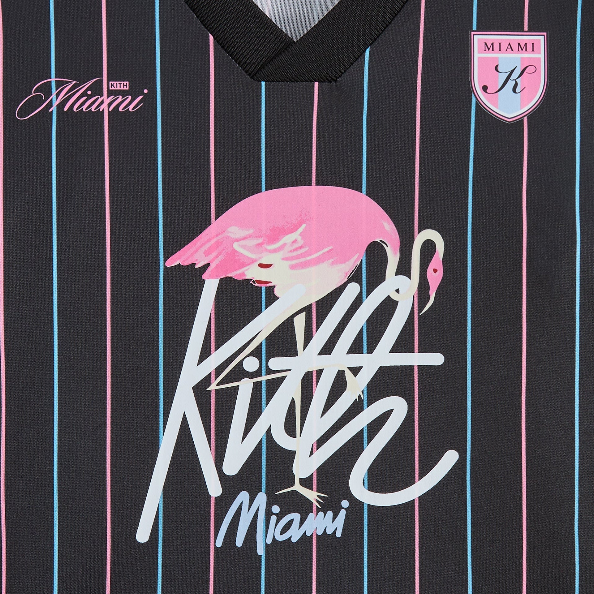 Kith Kids Miami Soccer Top - Black