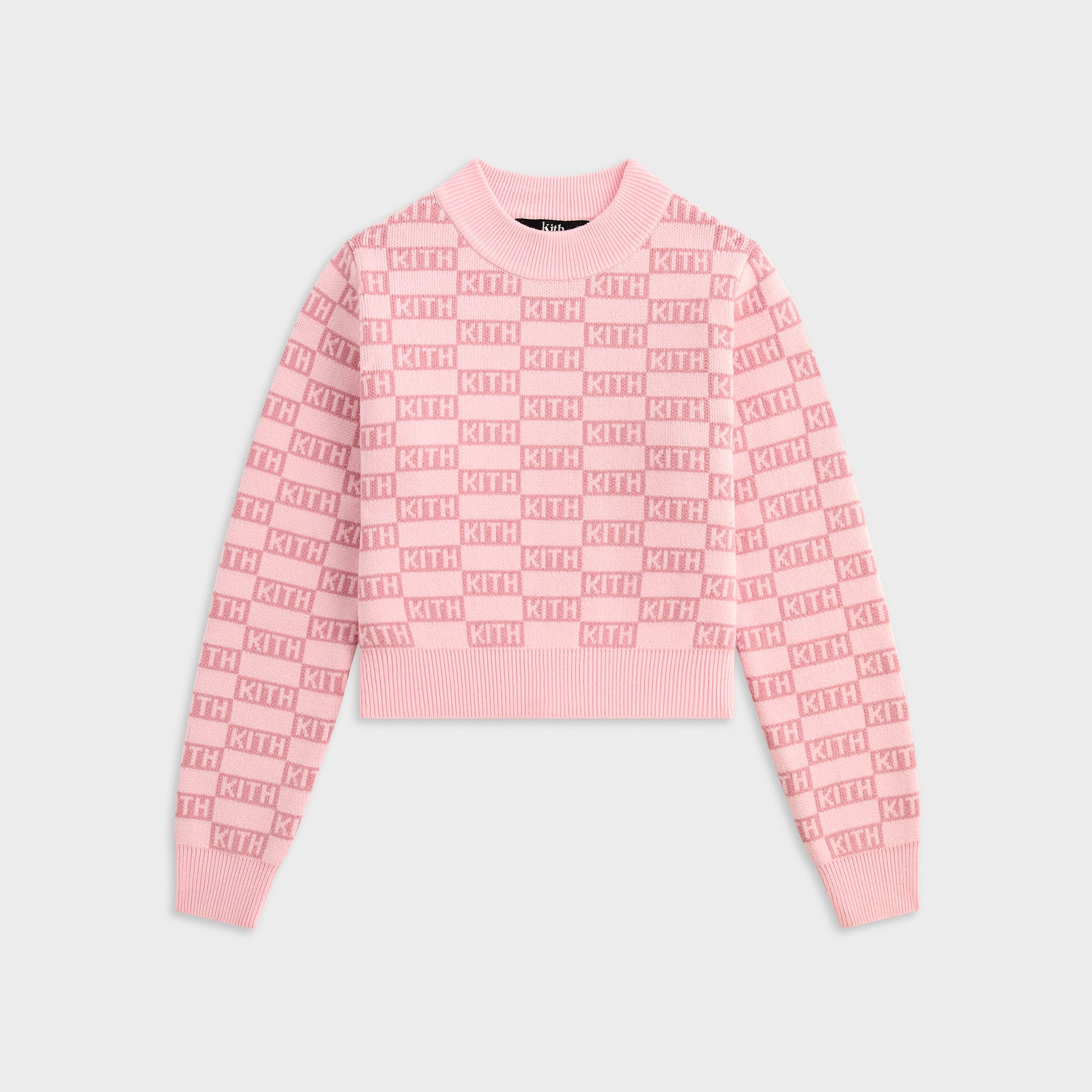 Kith Kids Monogram Mockneck Cropped Sweater - Affection