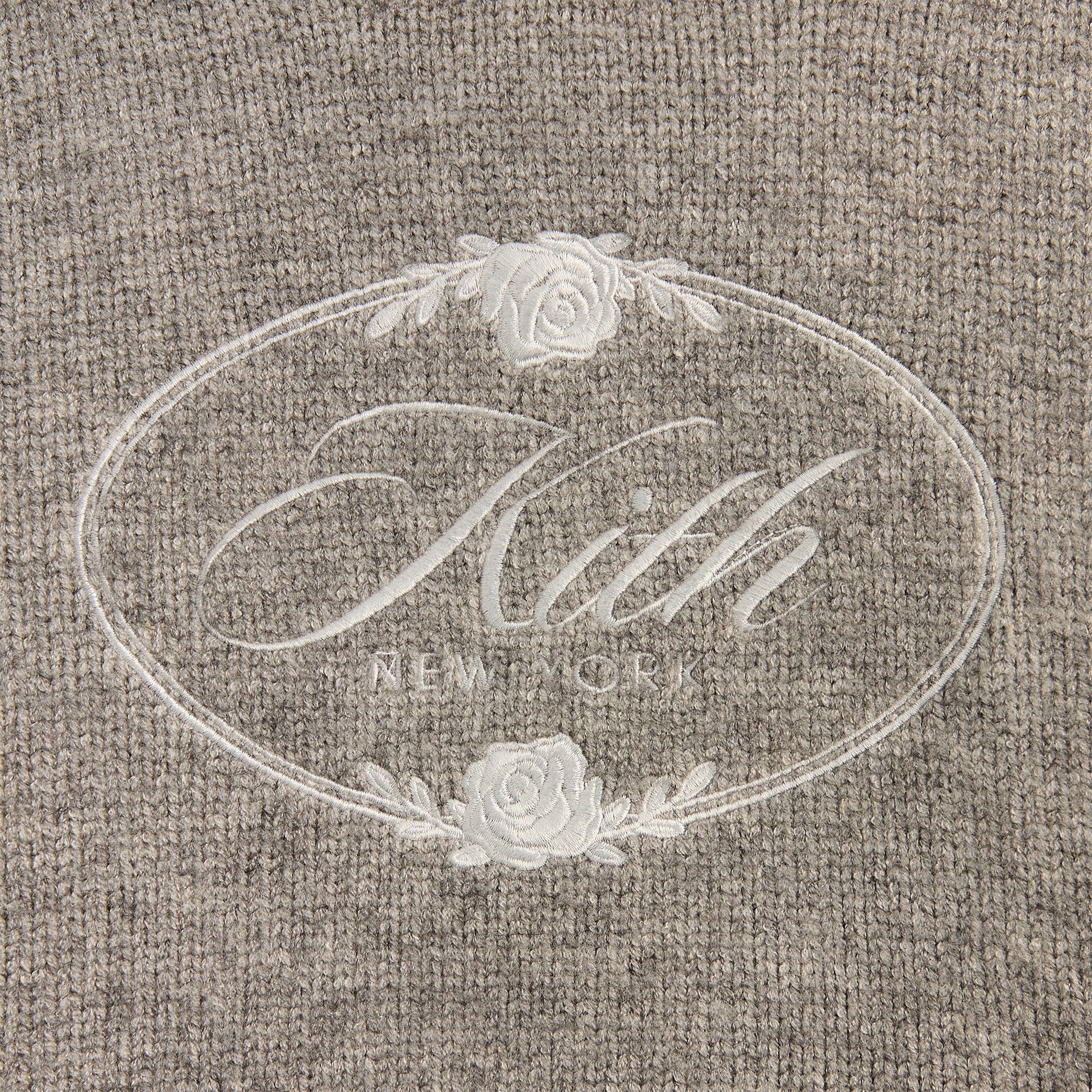 Kith Kids Cropped Celyse Sweater Hoodie - Graphite