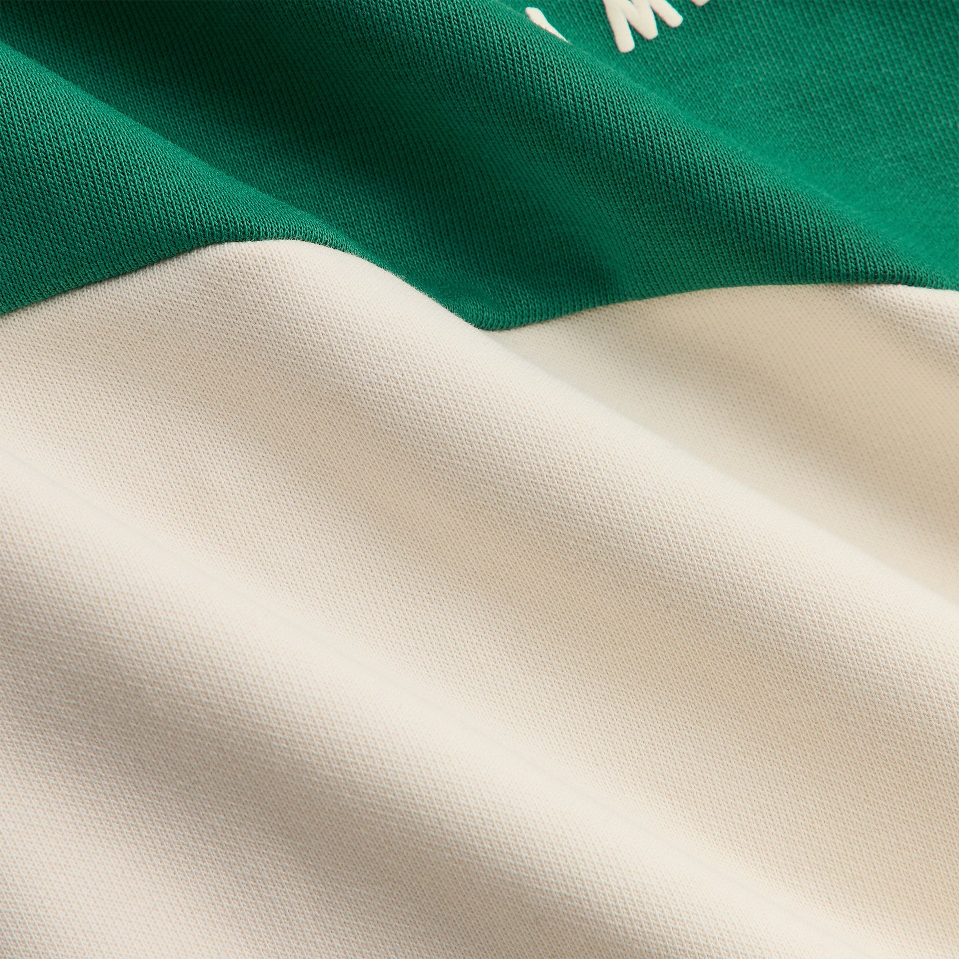 Kith Kids Logo Blocked Hunter Quarter Zip - Newt