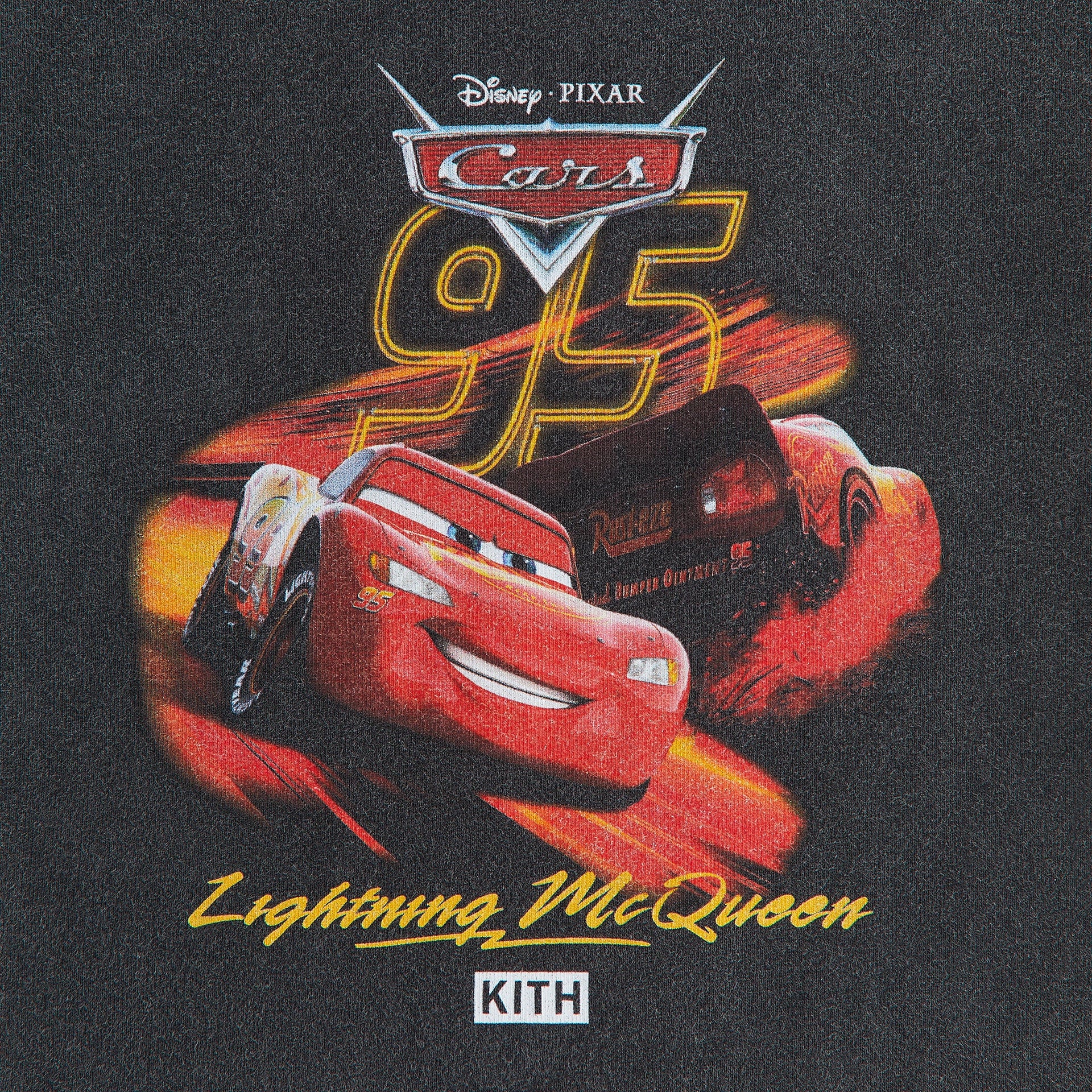 Disney | Kith Kids for Pixar Lightning McQueen Vintage Tee - Black