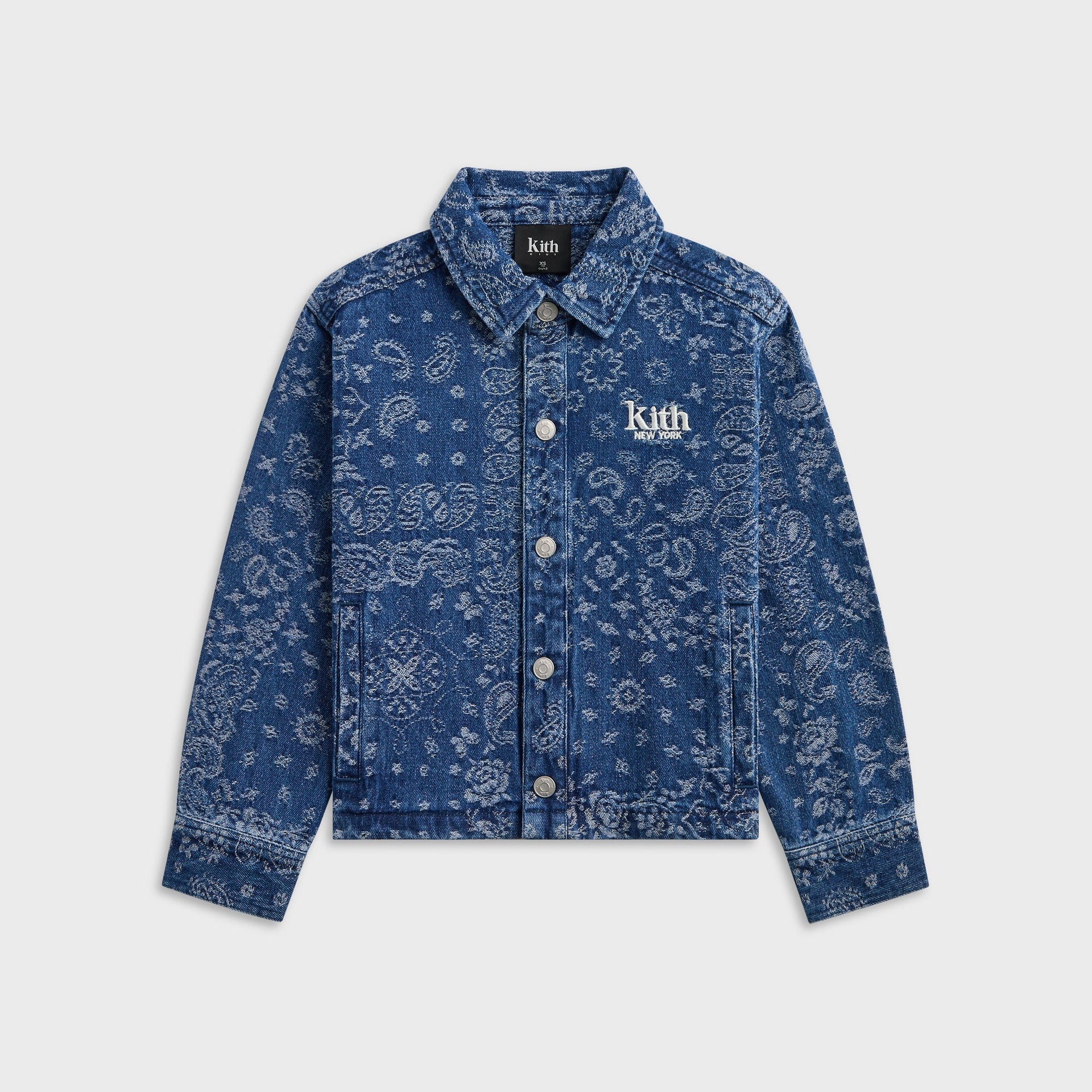 Kith Kids Paisley Ginza Shirt - Medium Indigo - PH