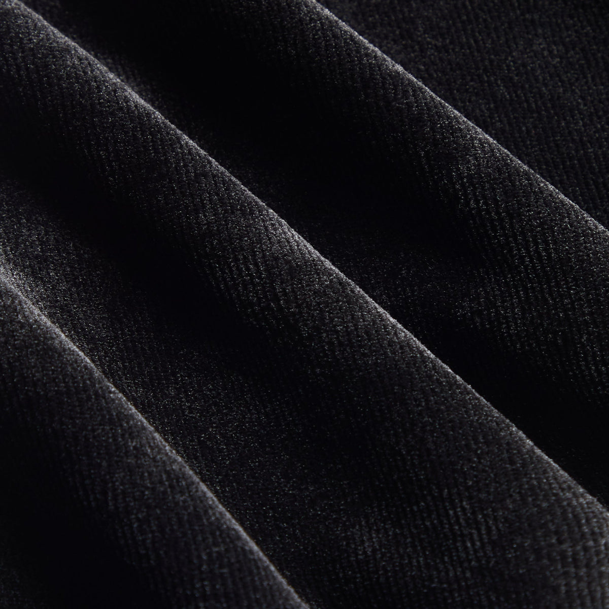 Kith Kids Textured V-Neck Collar Nelson Sweatshirt - Black