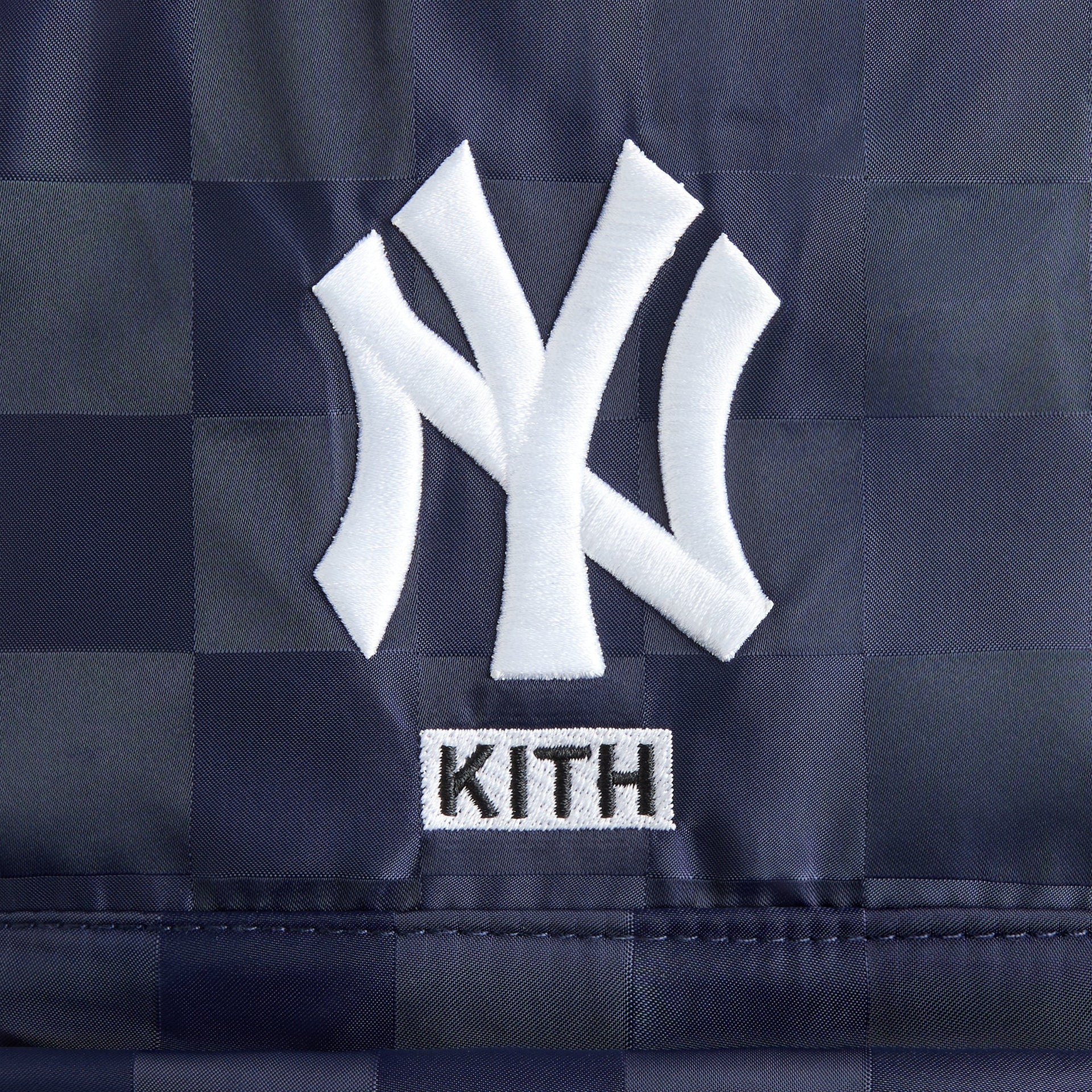 Kith Kids for the New York Yankees Checkered Satin Backpack - Nocturnal