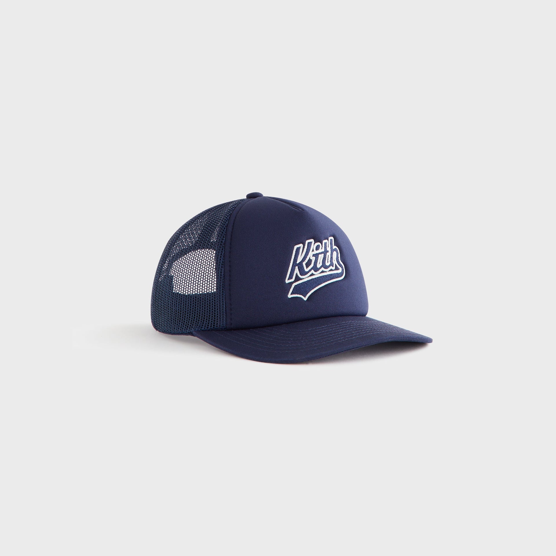 Kith Kids Varsity Logo Trucker Hat - Vista