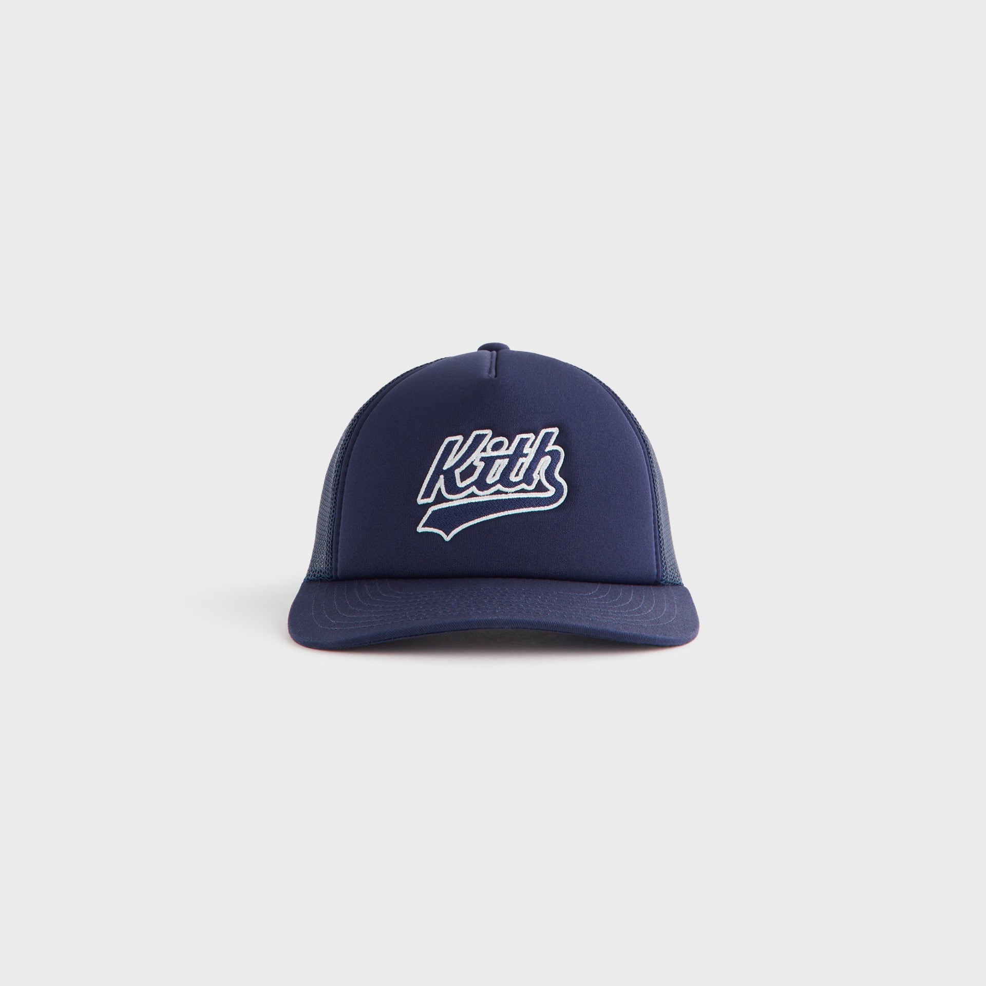 Kith Kids Varsity Logo Trucker Hat - Vista