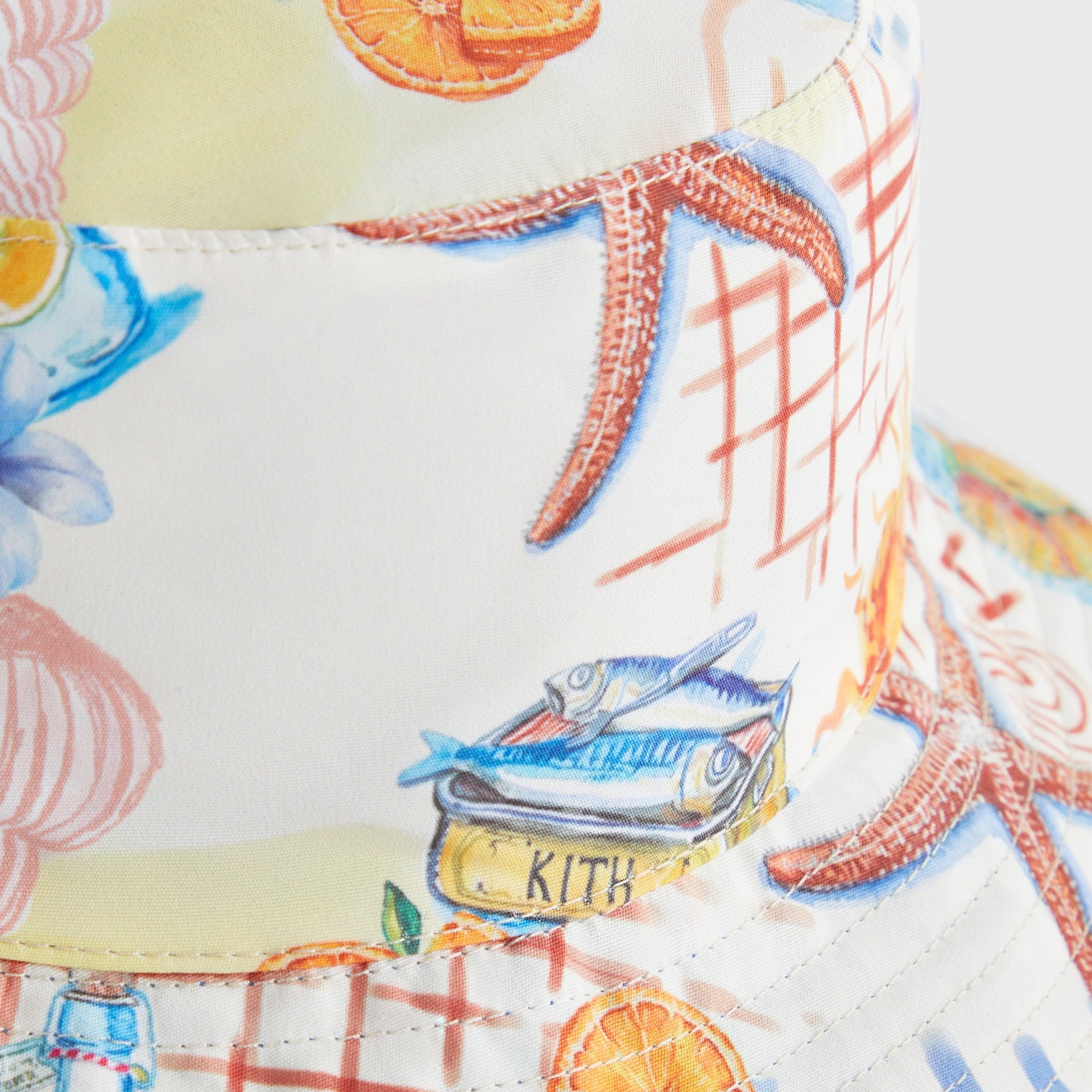 Kith Kids Summer Picnic Bucket Hat - Sandrift