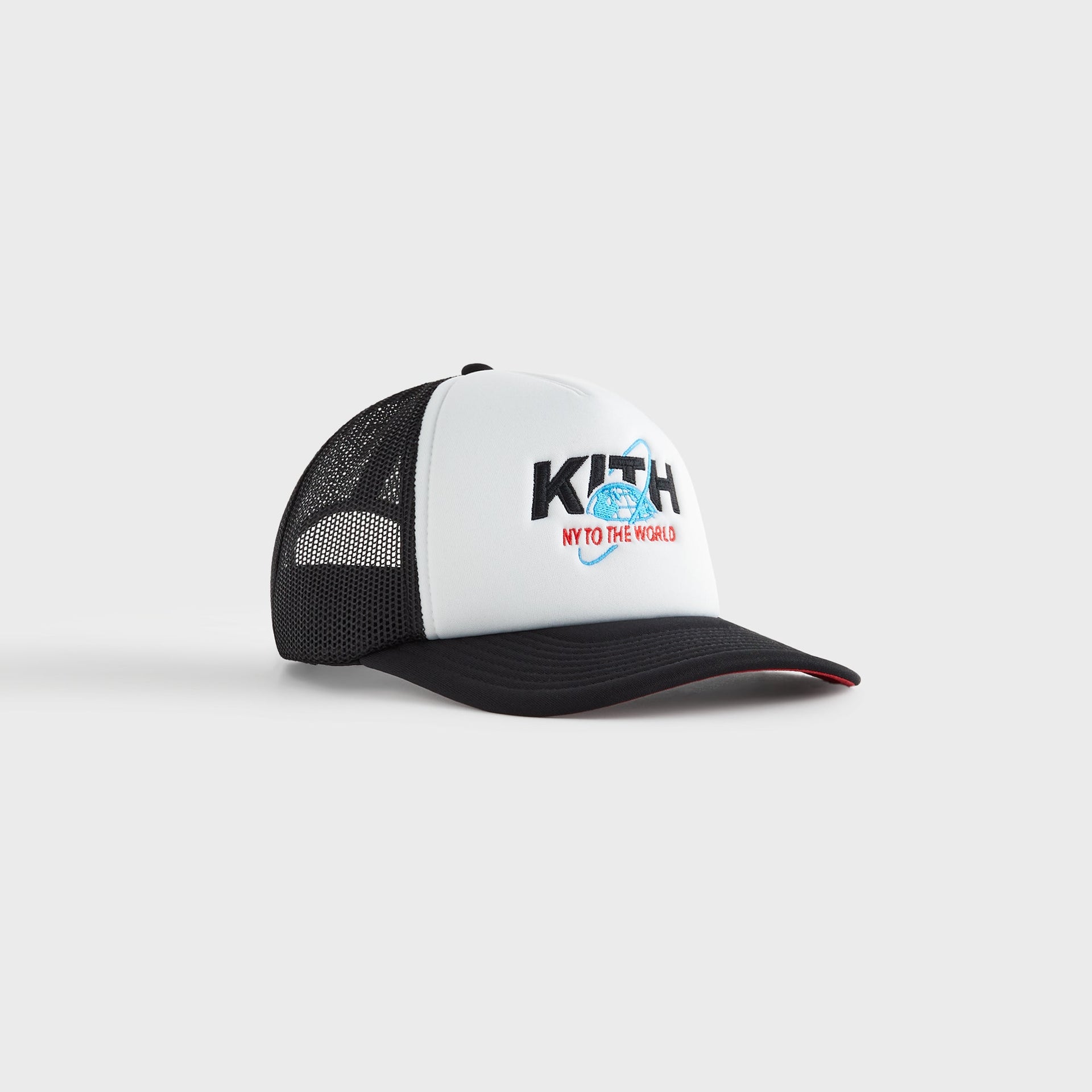 Kith Kids New York to the World Unisphere Trucker Hat - Black