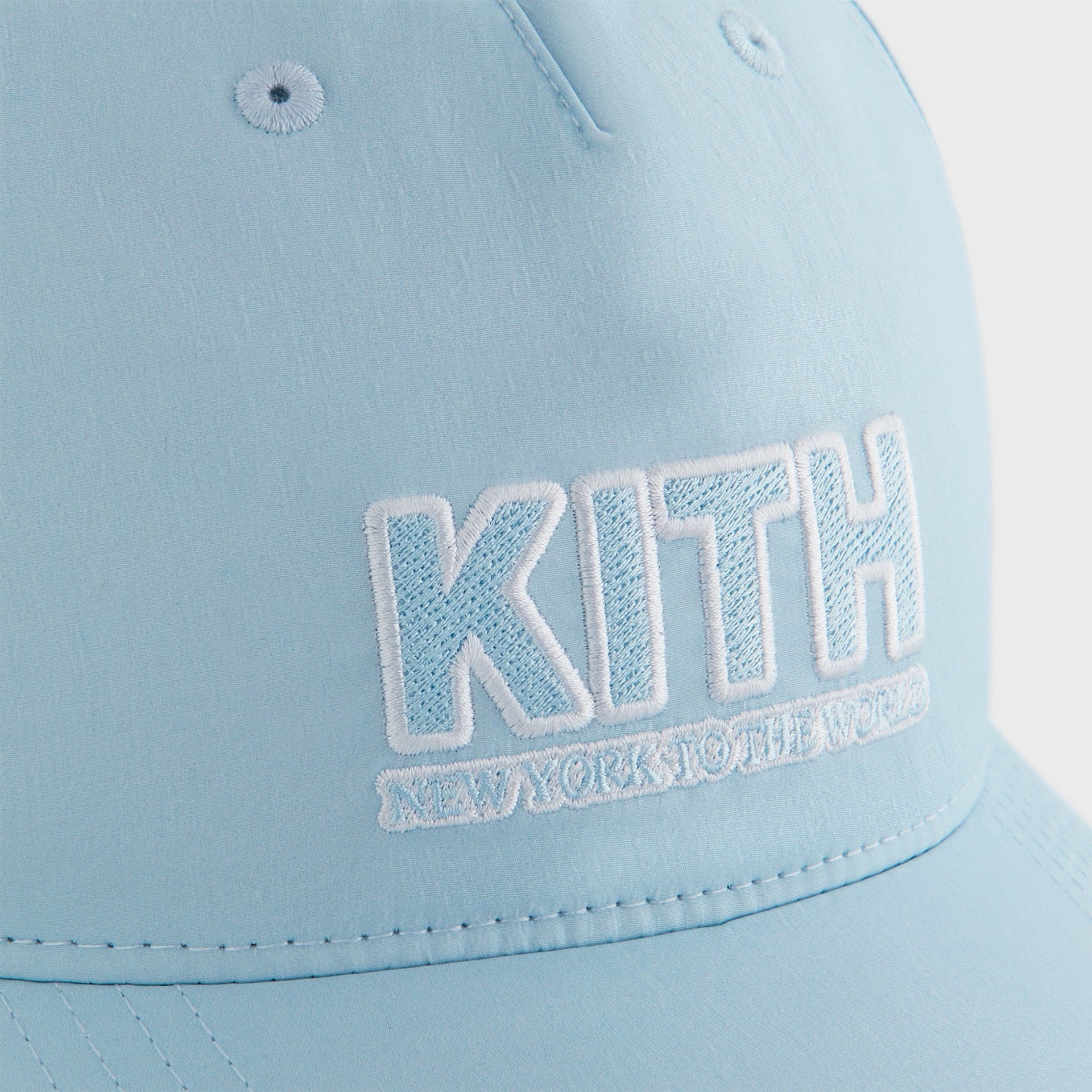 Kith Kids Wrinkle Nylon Snapback Hat - Blue Skies
