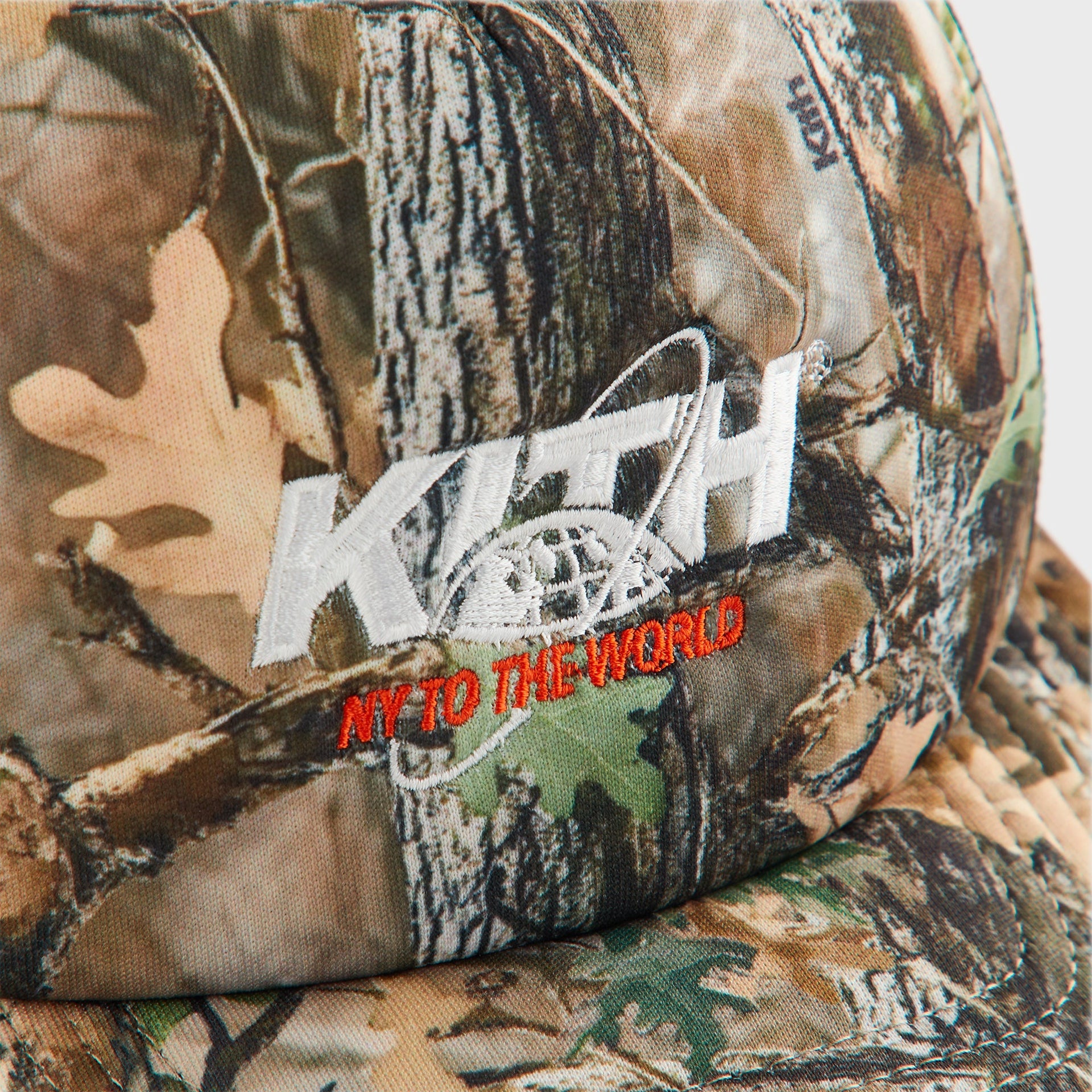 Kith Kids Camo Trucker Hat - Earth
