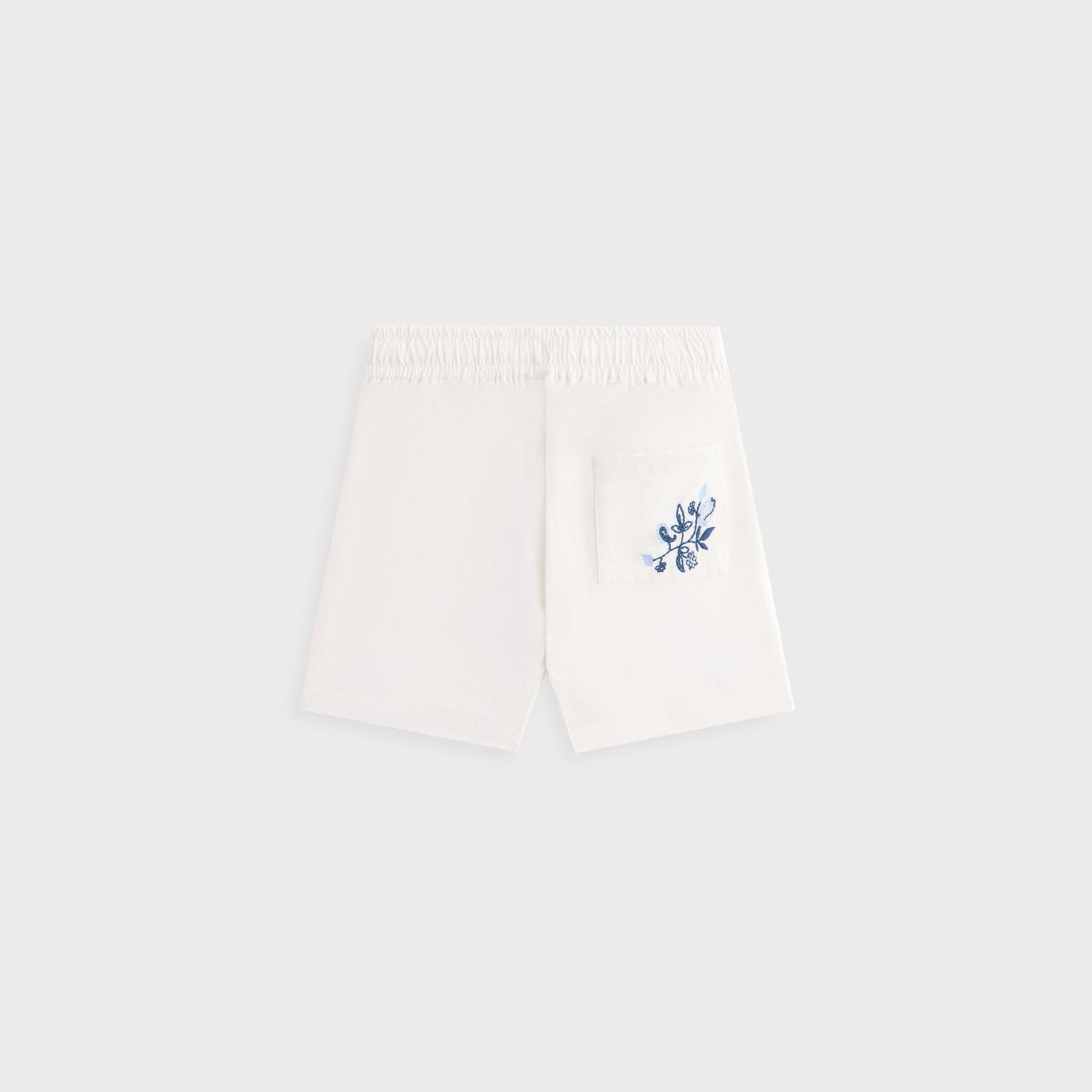 Kith Kids Novelty Embroidered Thompson Camp Short - White