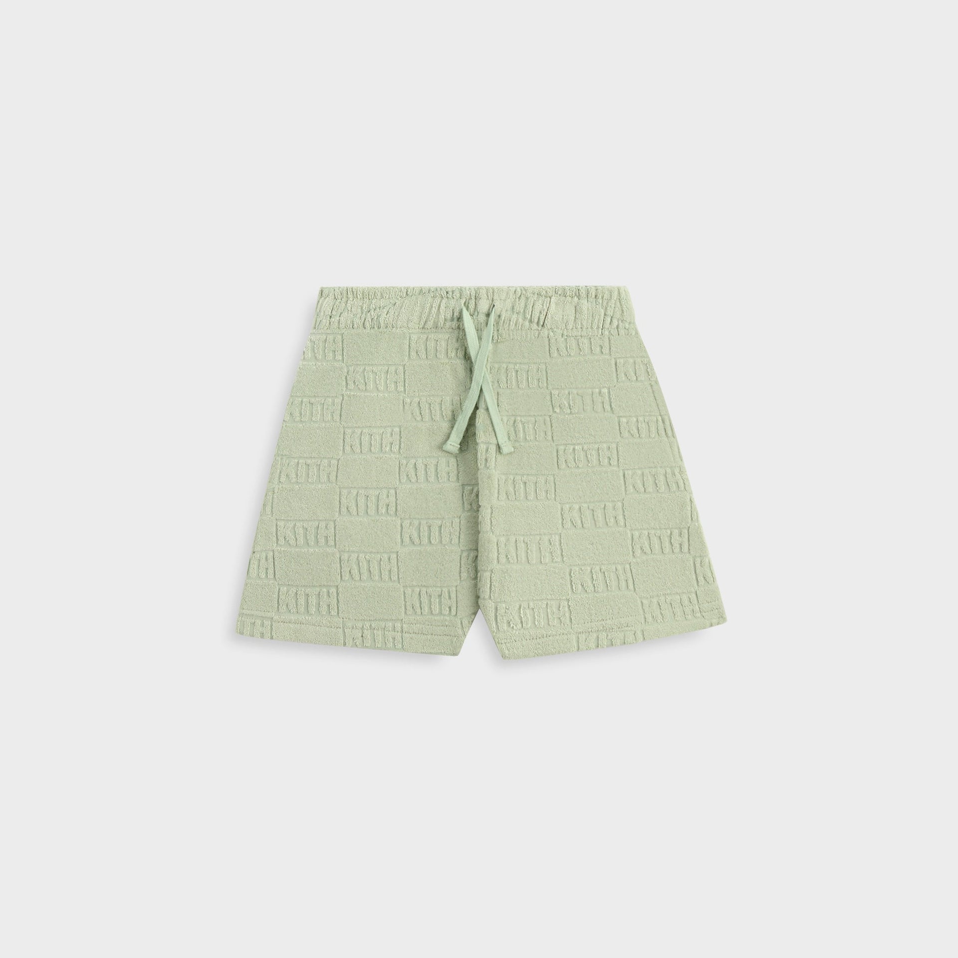 Kith Kids Monogram Terry Liam Short - Tranquility
