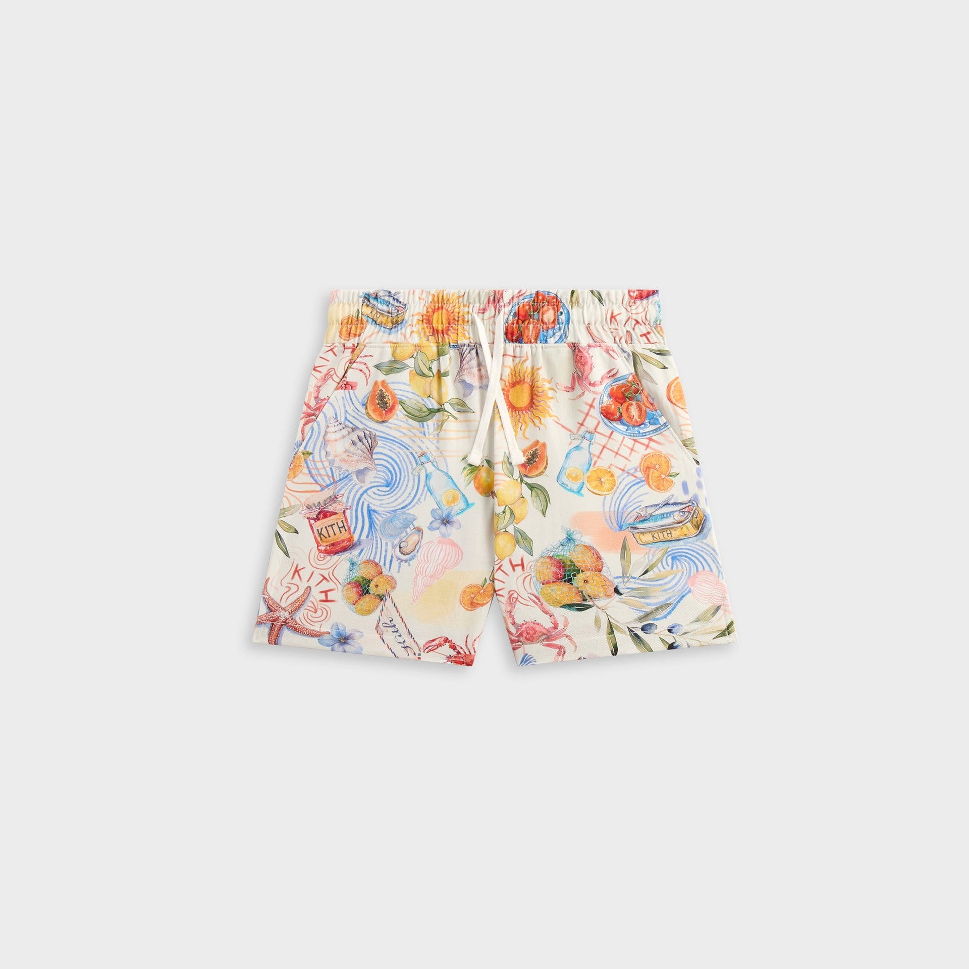 Kith Kids Summer Picnic Thompson Camp Short - Sandrift