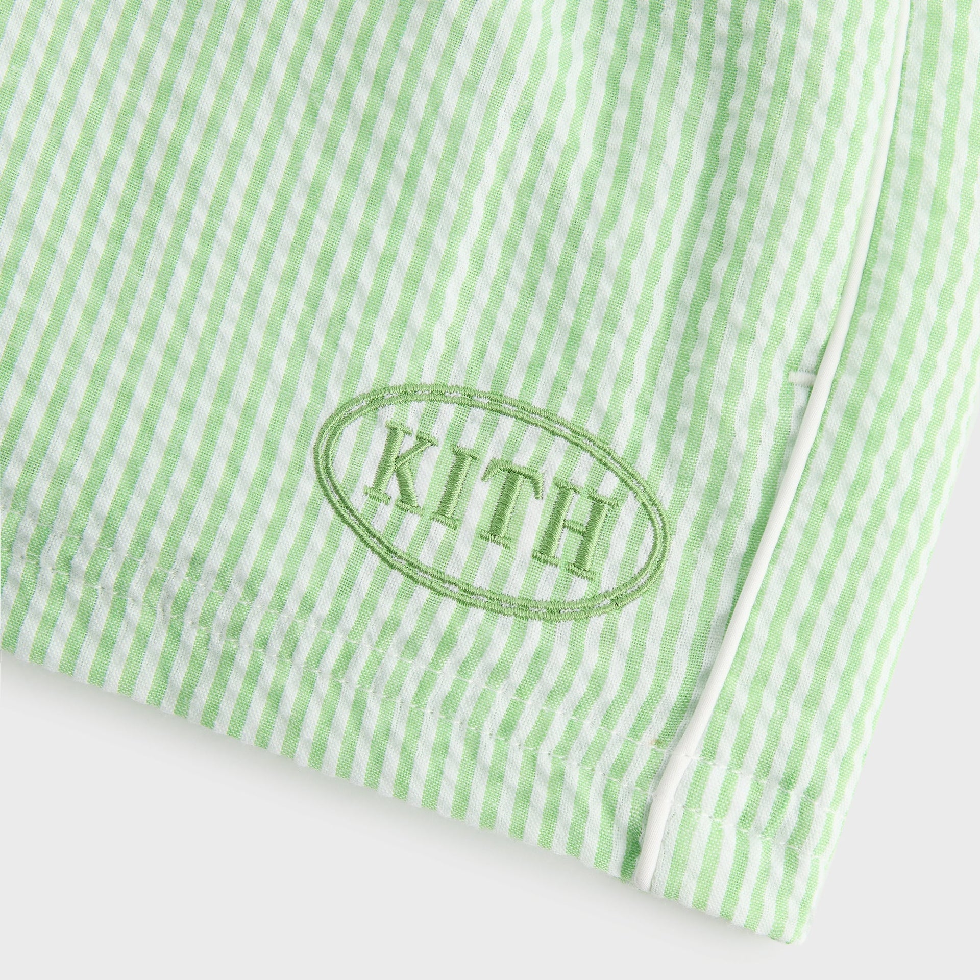 Kith Kids Seersucker Liam Short - Honeydew