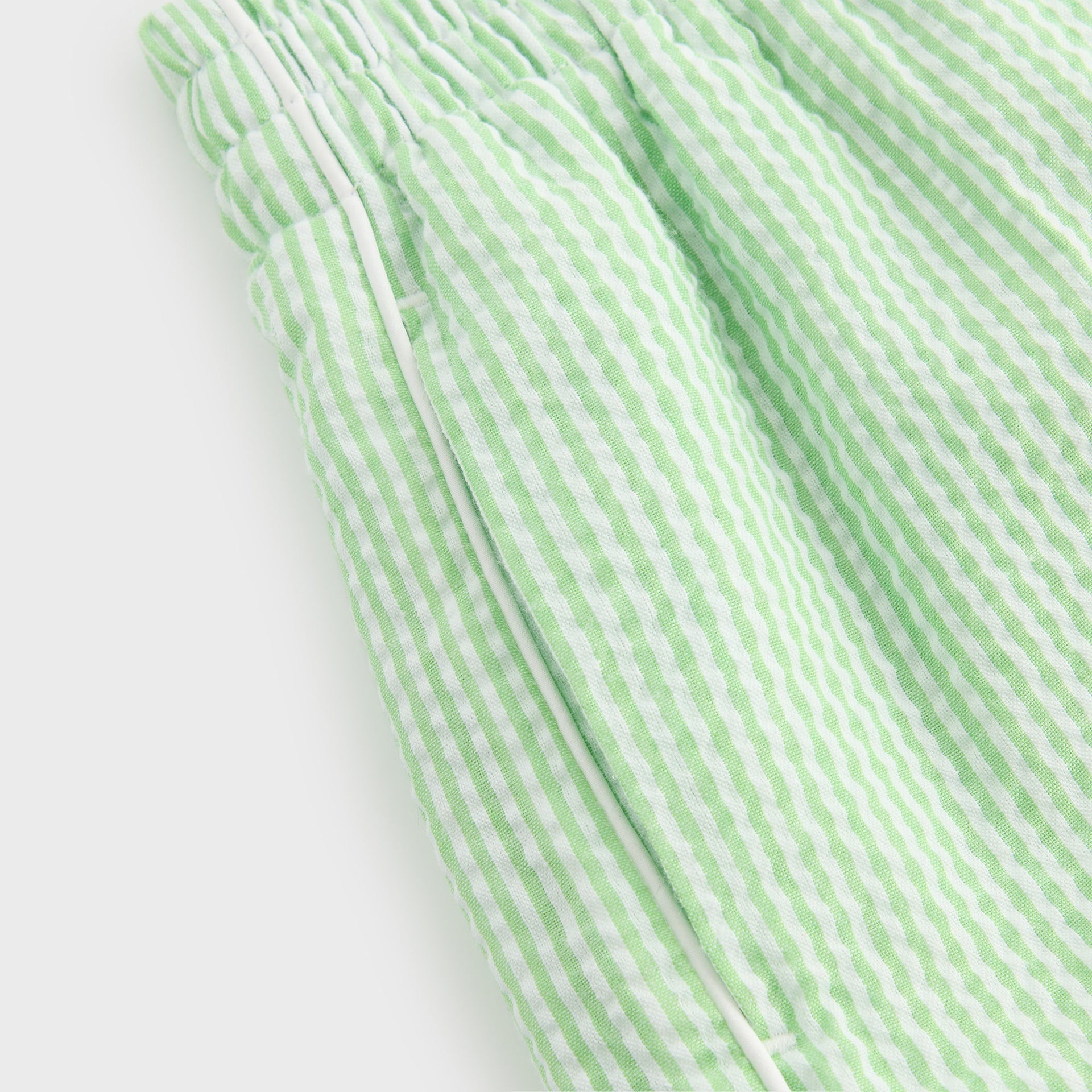 Kith Kids Seersucker Liam Short - Honeydew