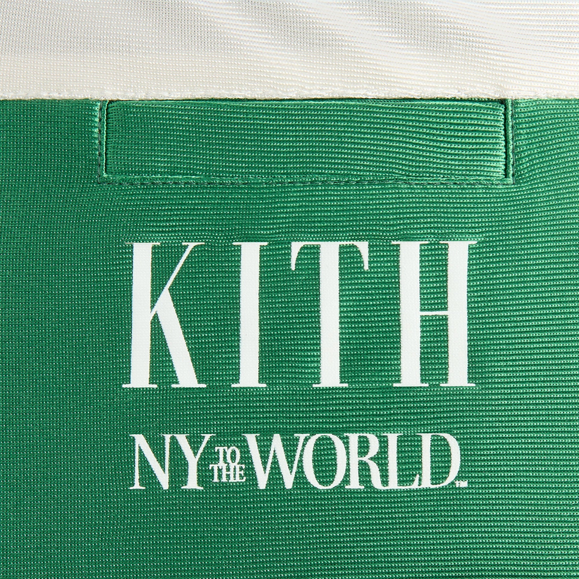 Kith Kids NY to the World Faille Curtis Short - Parrot
