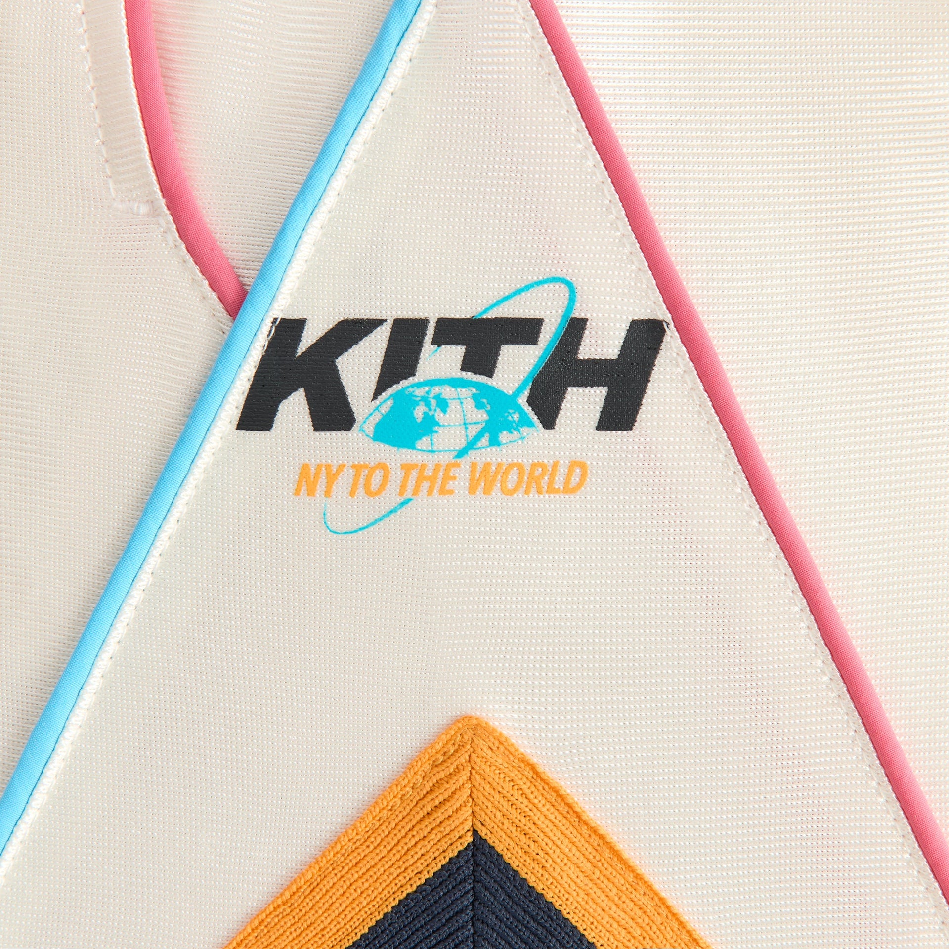 Kith Kids NY to the World Unisphere Faille Short - Sandrift