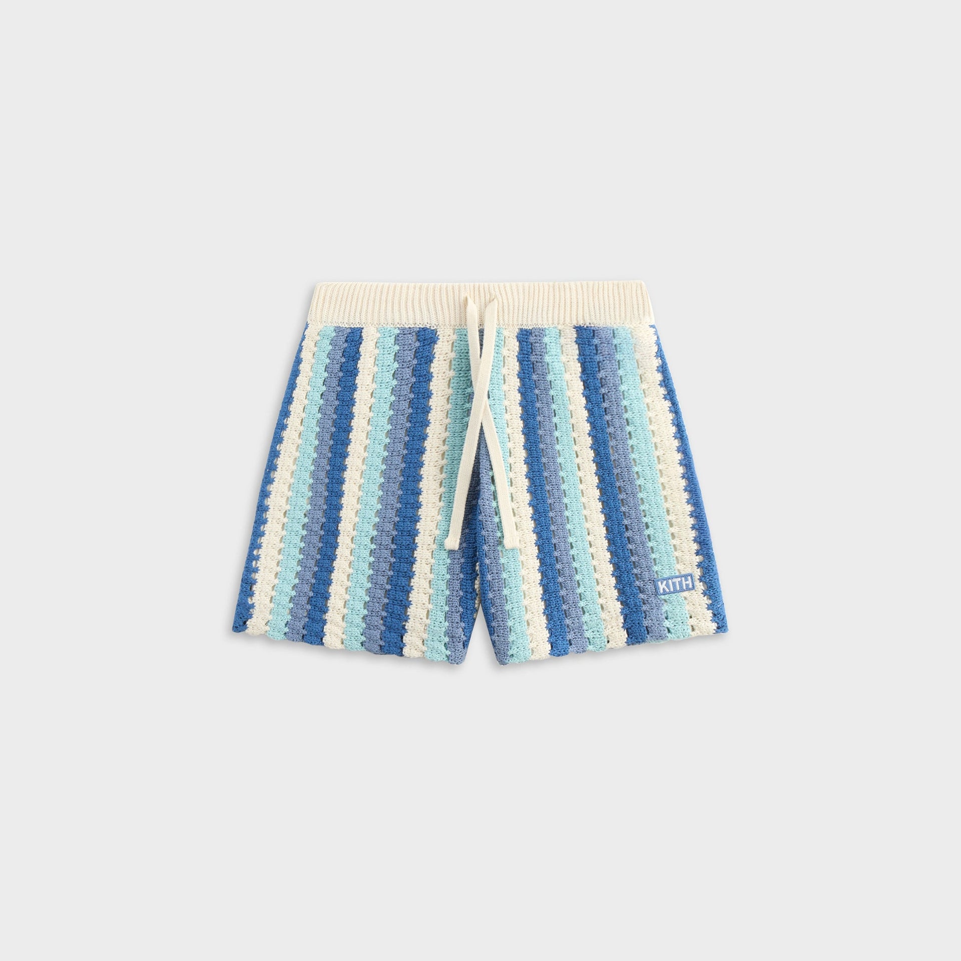 Kith Kids Open Knit Camp Short - Blue Skies