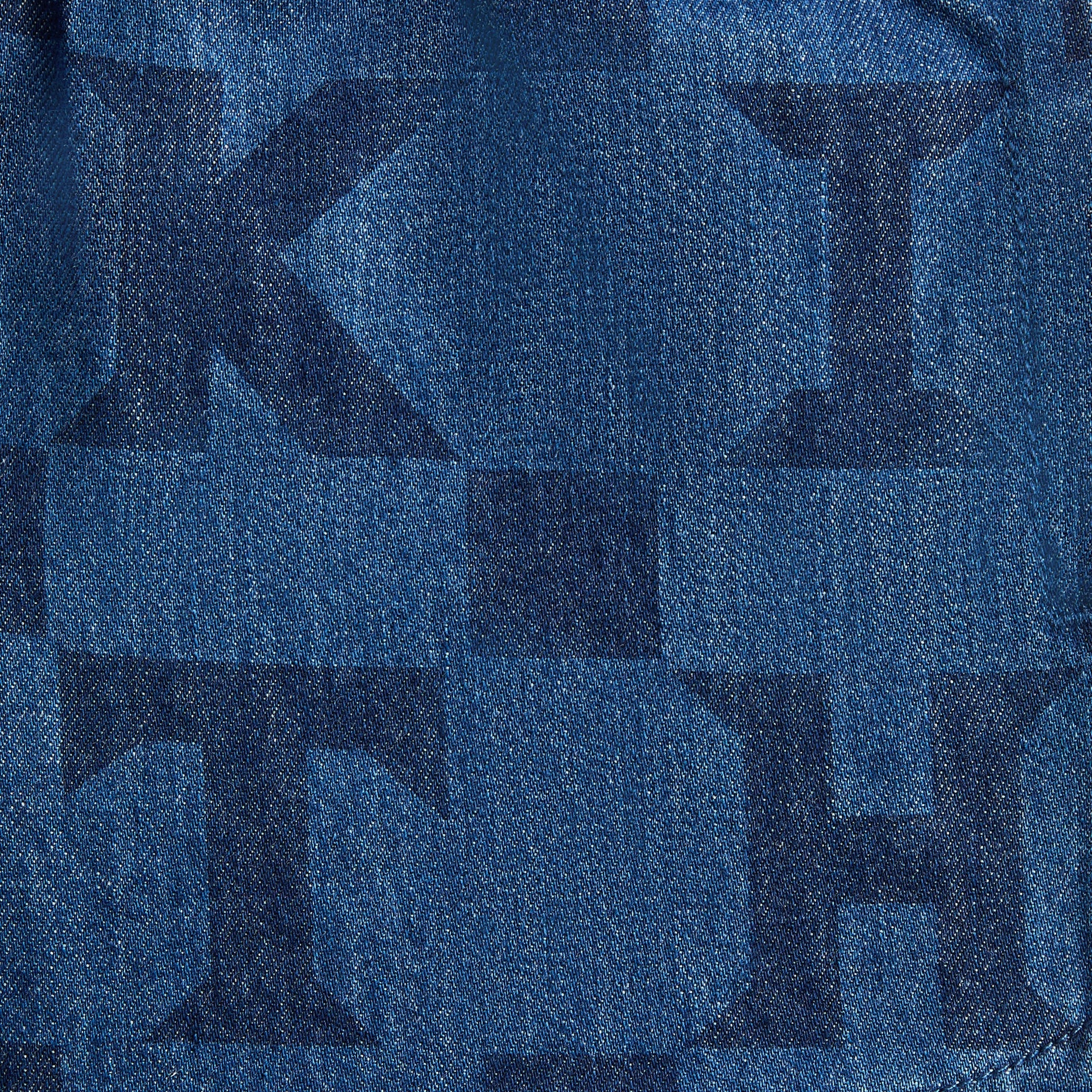 Kith Kids Monogram Denim Short - Stoerm Mid Wash