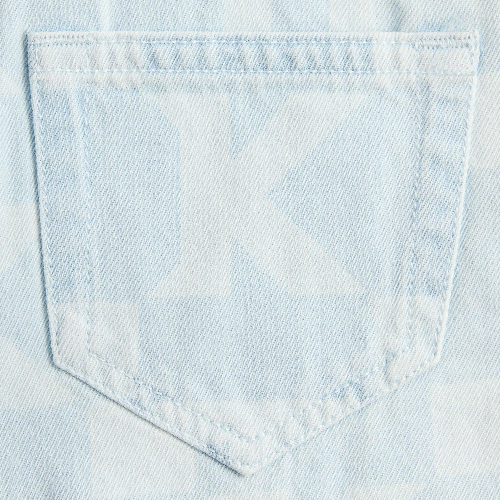 Kith Kids Monogram Denim Skirt - Opal Light Wash
