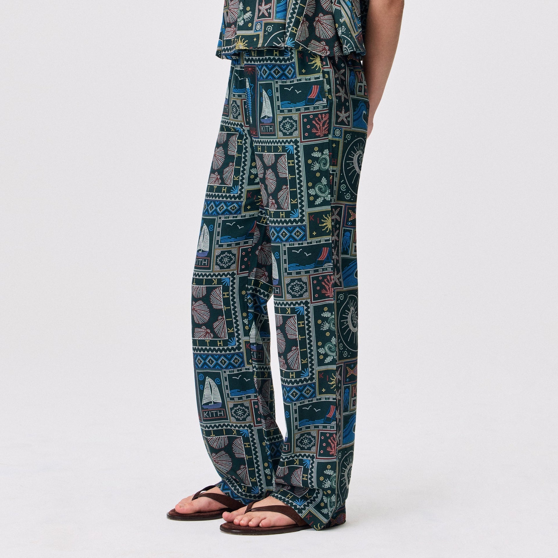 Kith Kids Beach Tile Wide Leg Pant - Stadium - PH