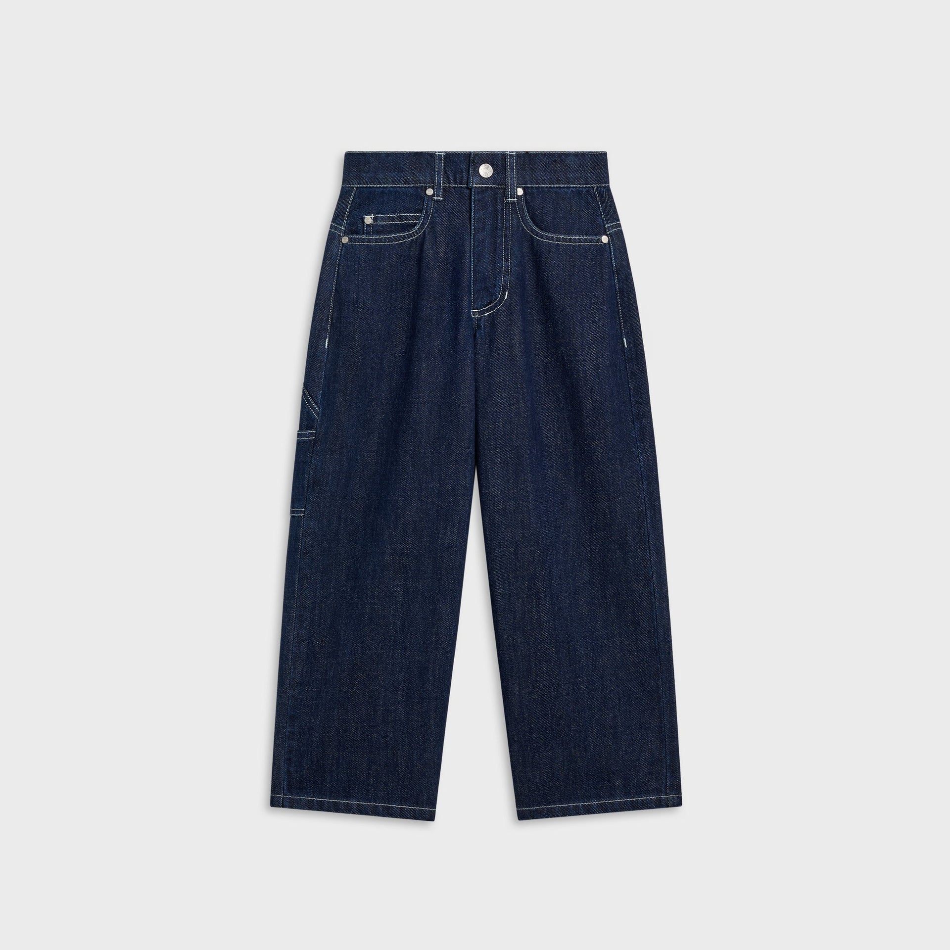 Kith Kids Denim Heston Wide Leg Utility Jean - Dark Indigo - PH