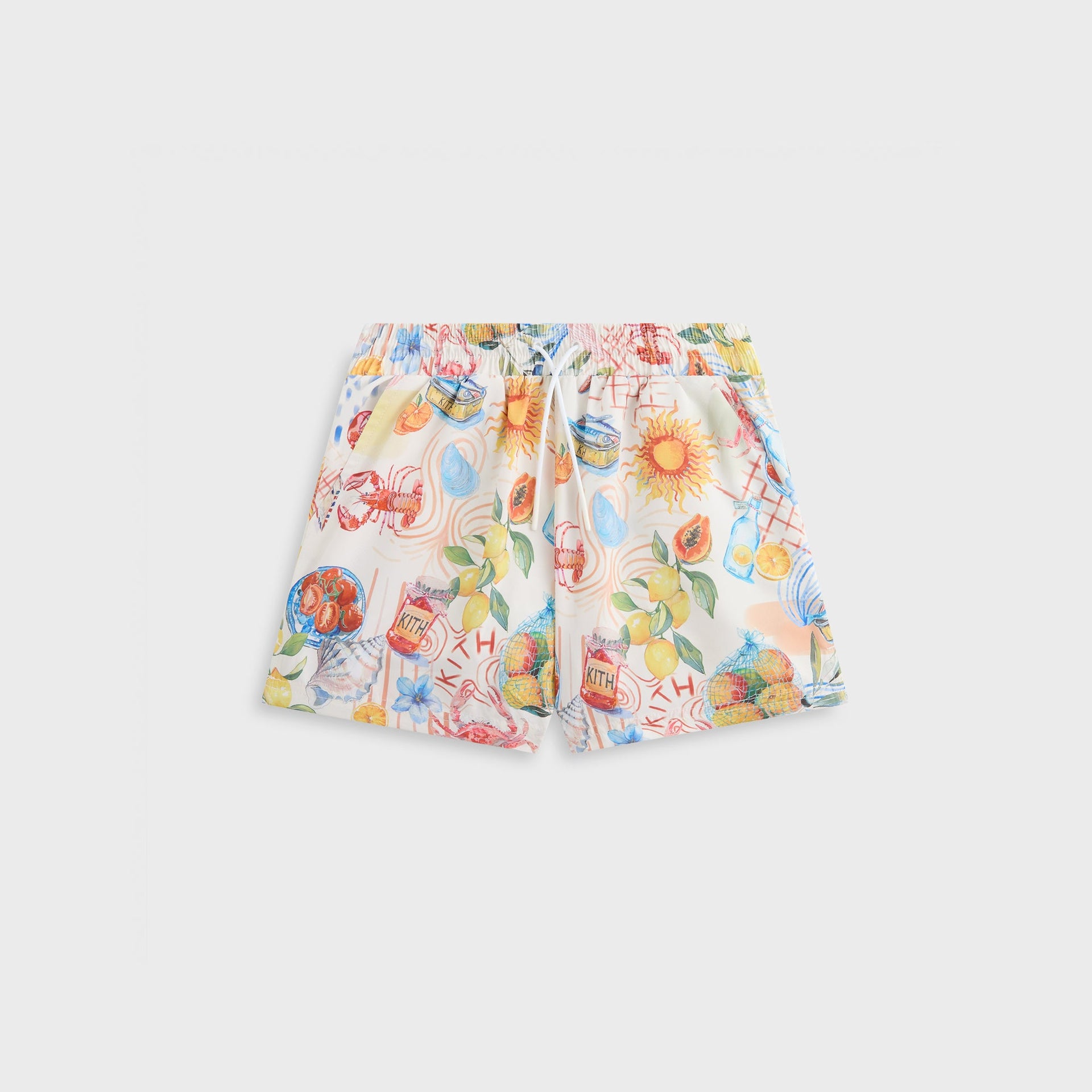 Kith Kids Summer Picnic Kai Swim Trunk - Sandrift