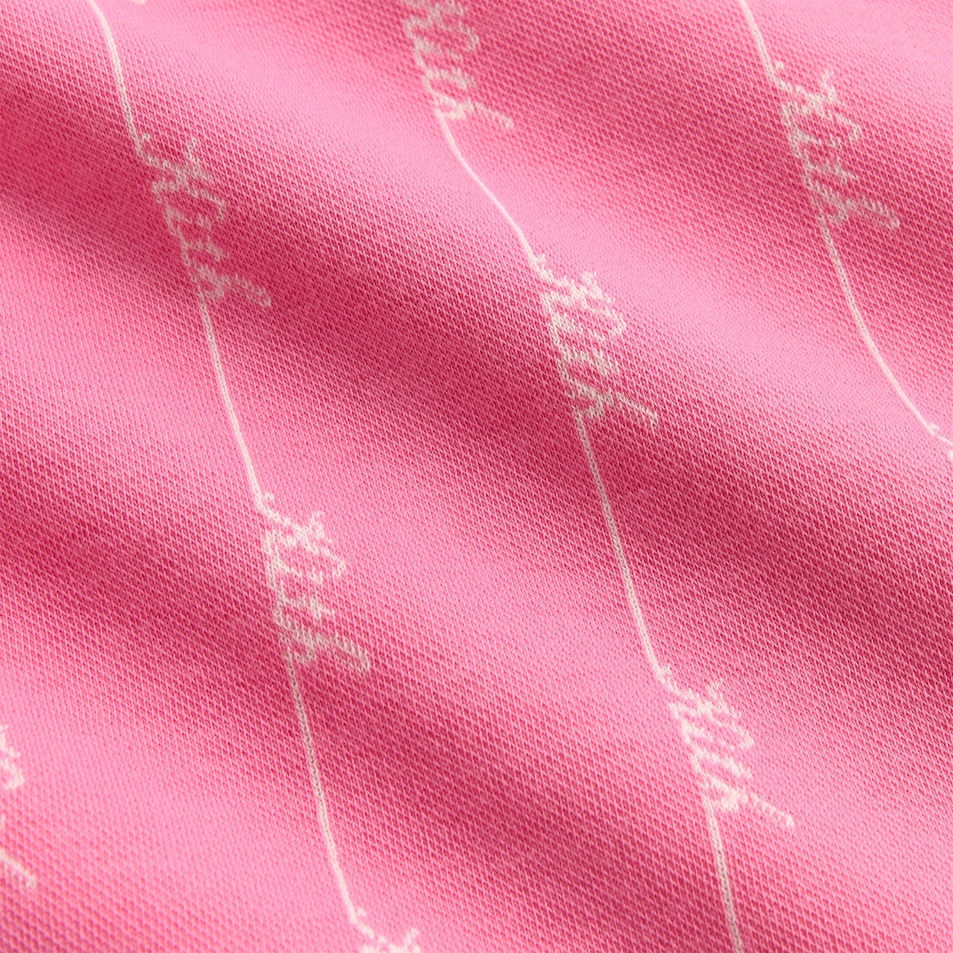 Kith Kids Script Knit Tilden Dress - Peony