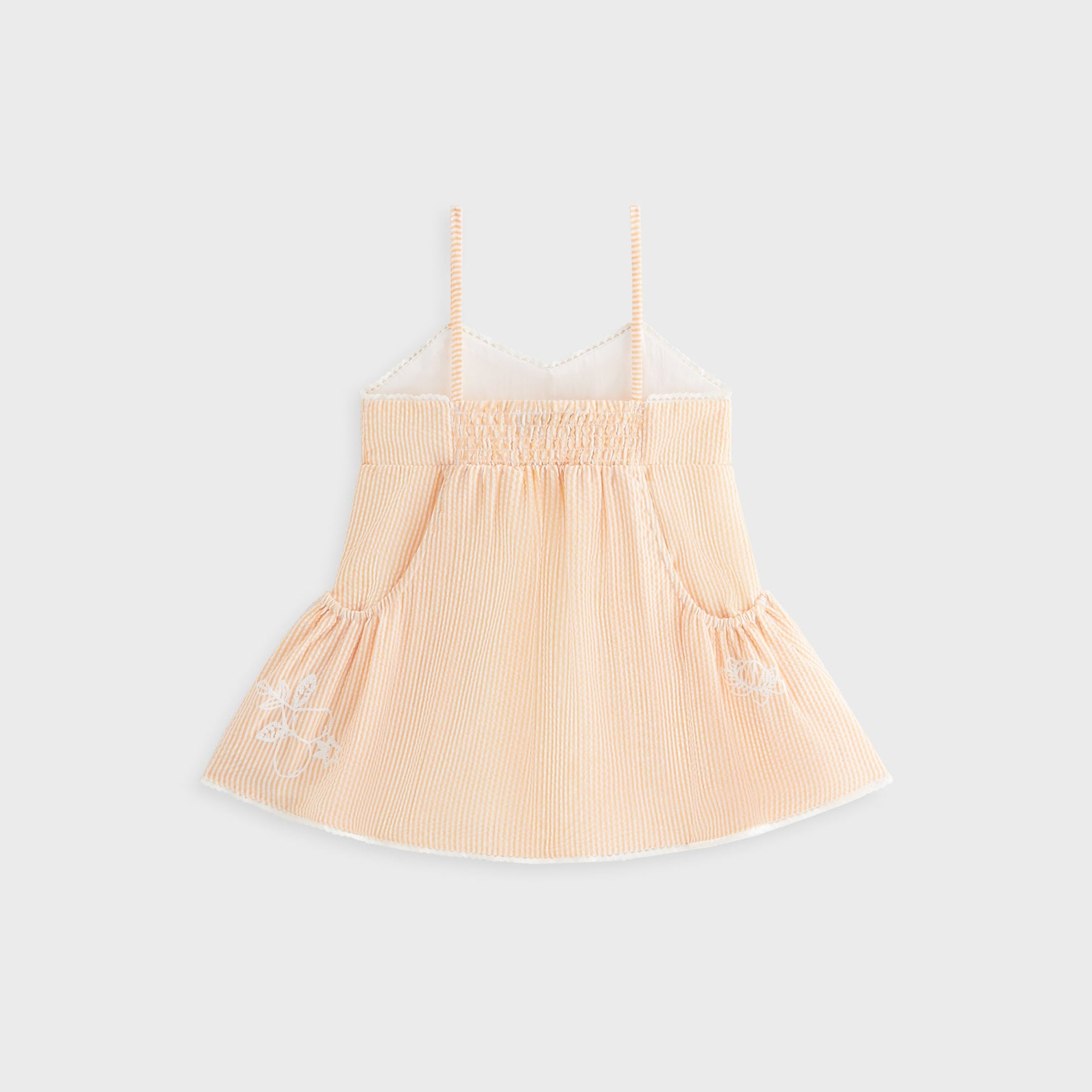 Kith Kids Seersucker Ainsley Dress - Calcite