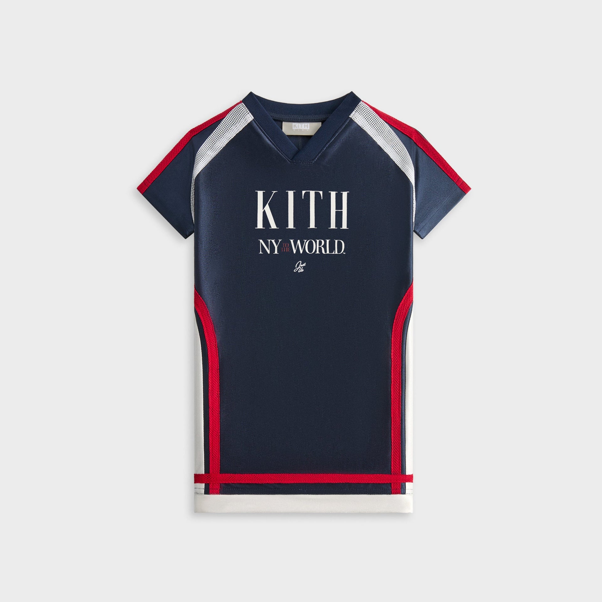 Kith Kids NY to the World Faille Fade Jersey Dress - Nocturnal