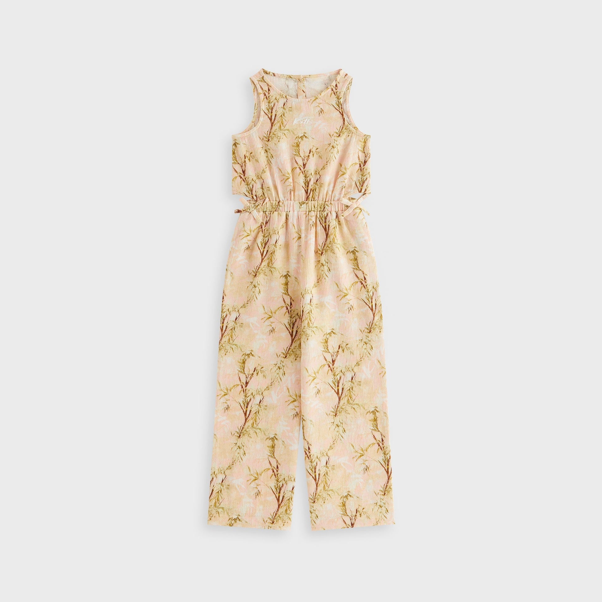 Kith Kids Printed Raelyn Wide Leg Jumpsuit - Sand Rose - PH