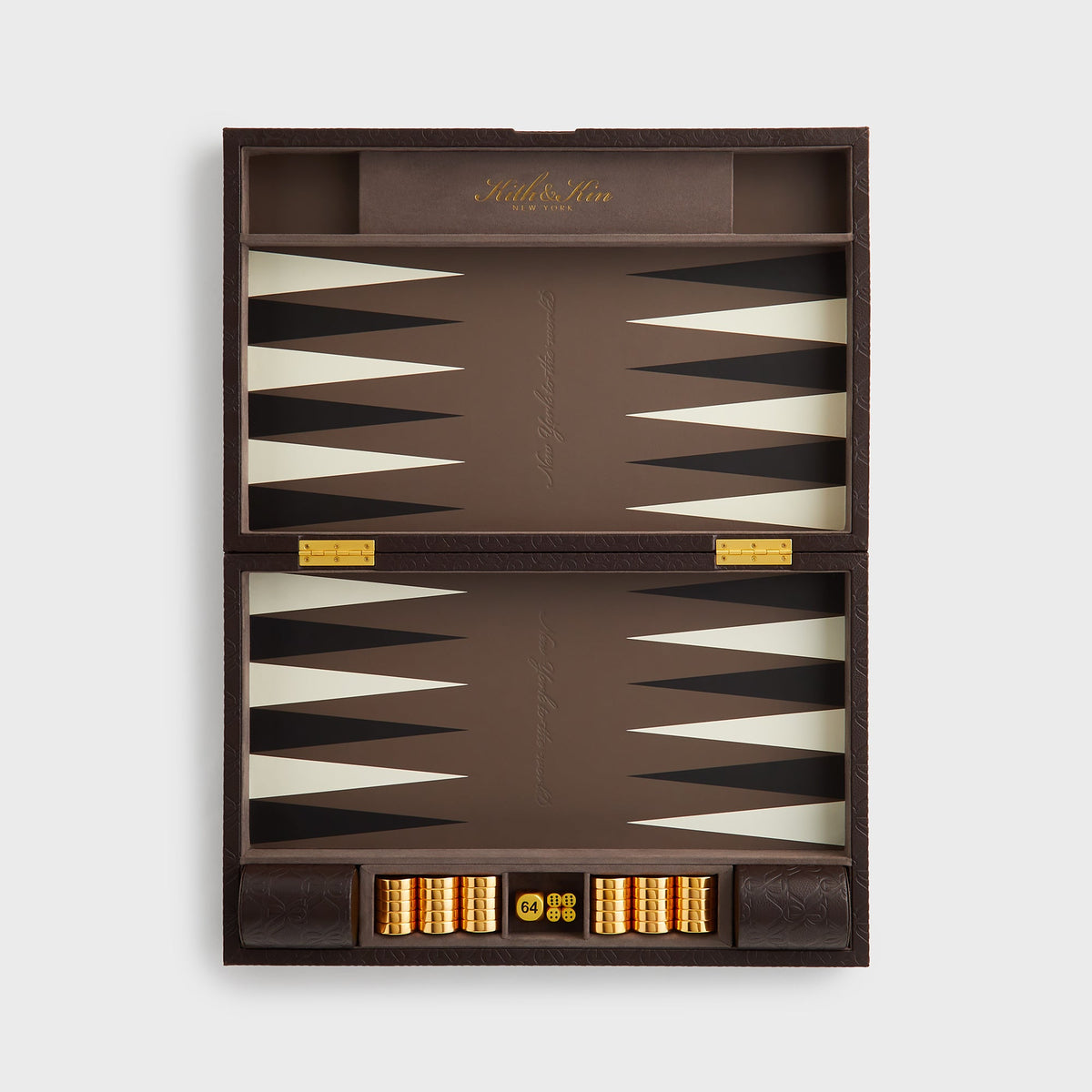 Kith Crest Monogram Backgammon Board - Incognito