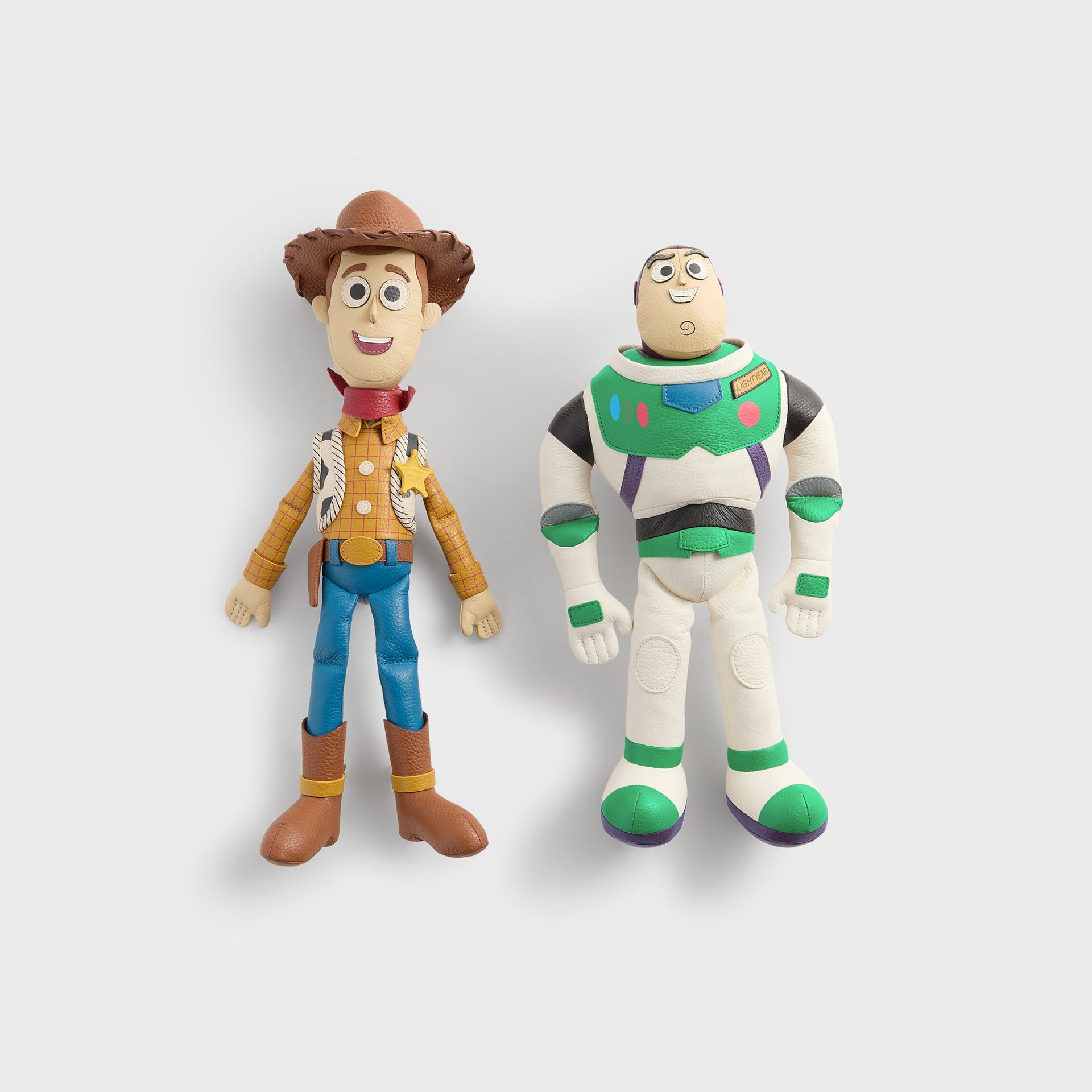 Disney | Kith for Pixar Woody & Buzz Lightyear Leather Plush Dual Pack - Multi