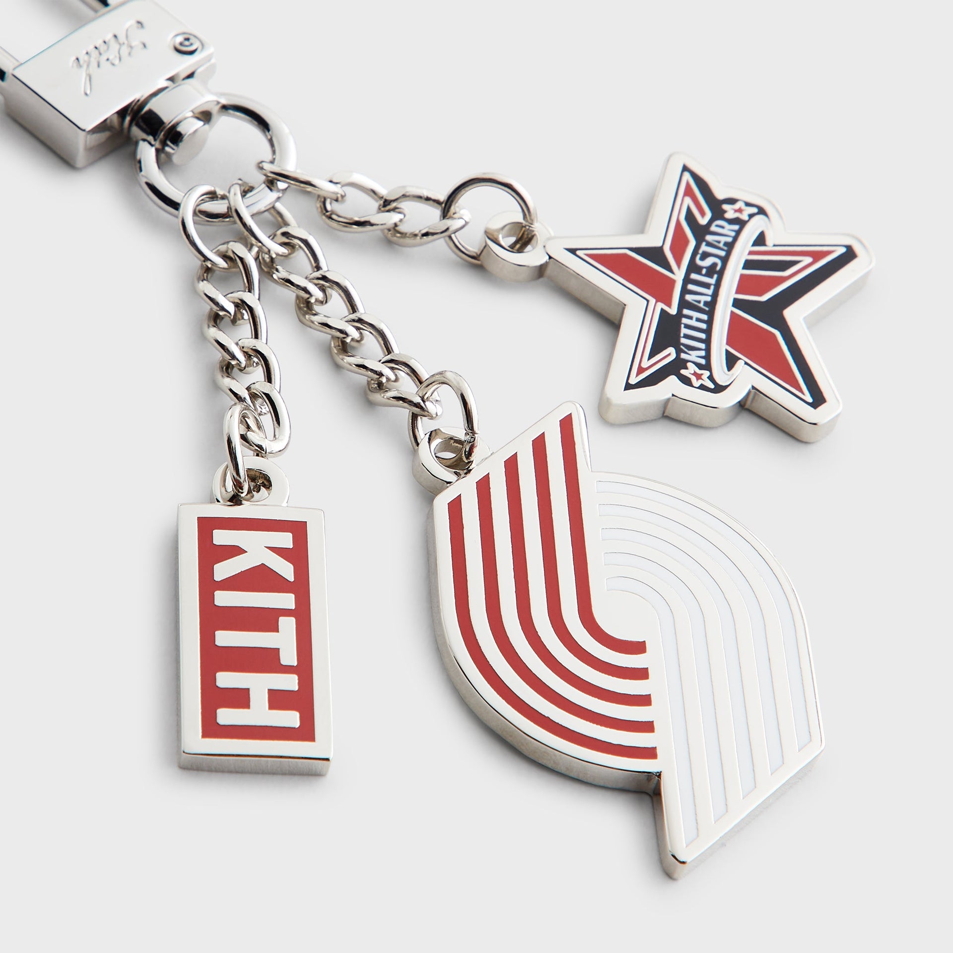 Kith for NBA All-Star Portland Trail Blazers Keychain - Silver