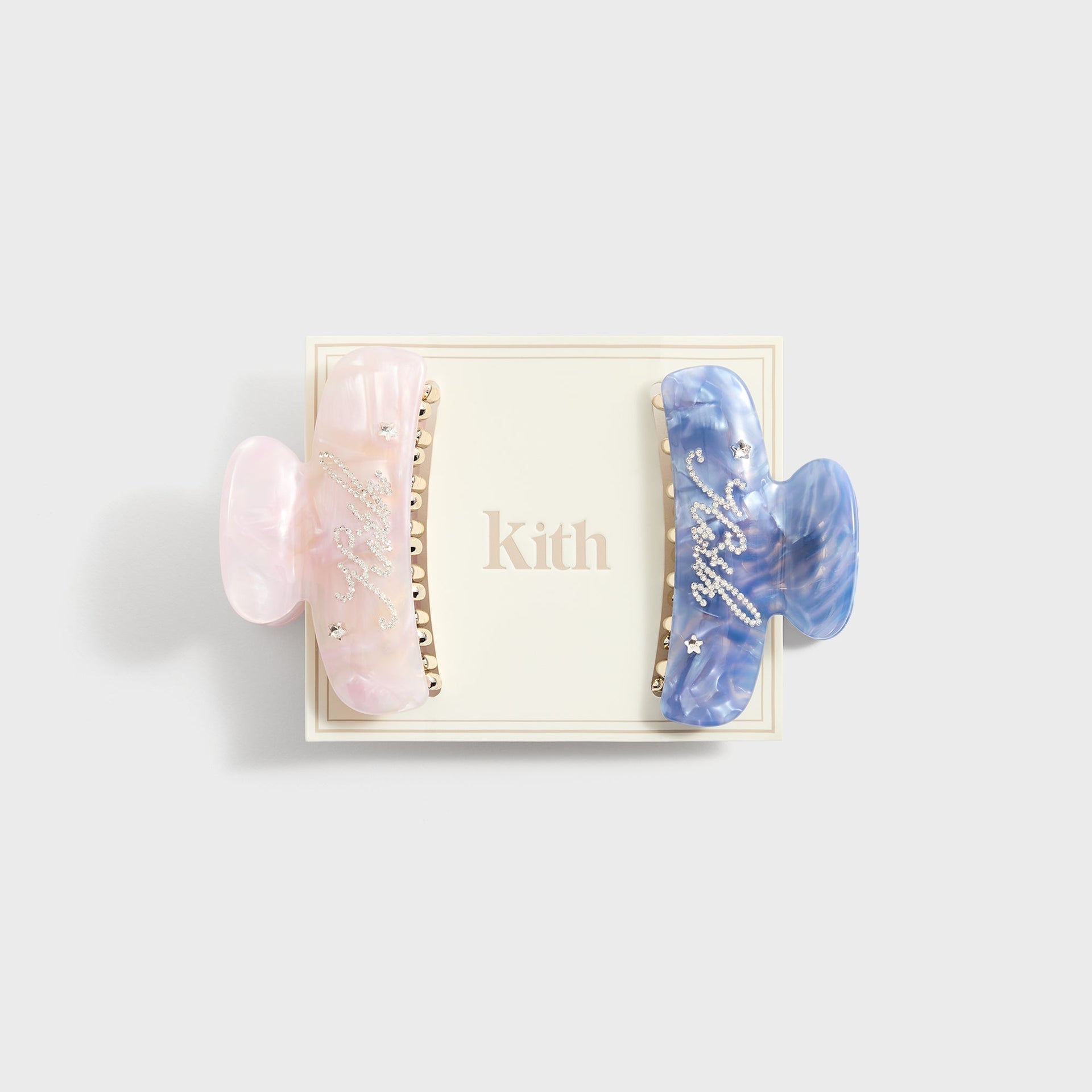 Kith Kids Set of 2 Rhinestone Hair Clips - Multi - PH
