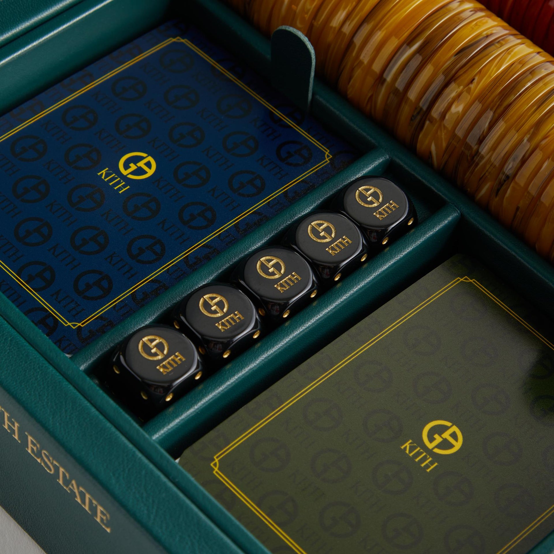 Giorgio Armani & Kith Poker Set - Forest