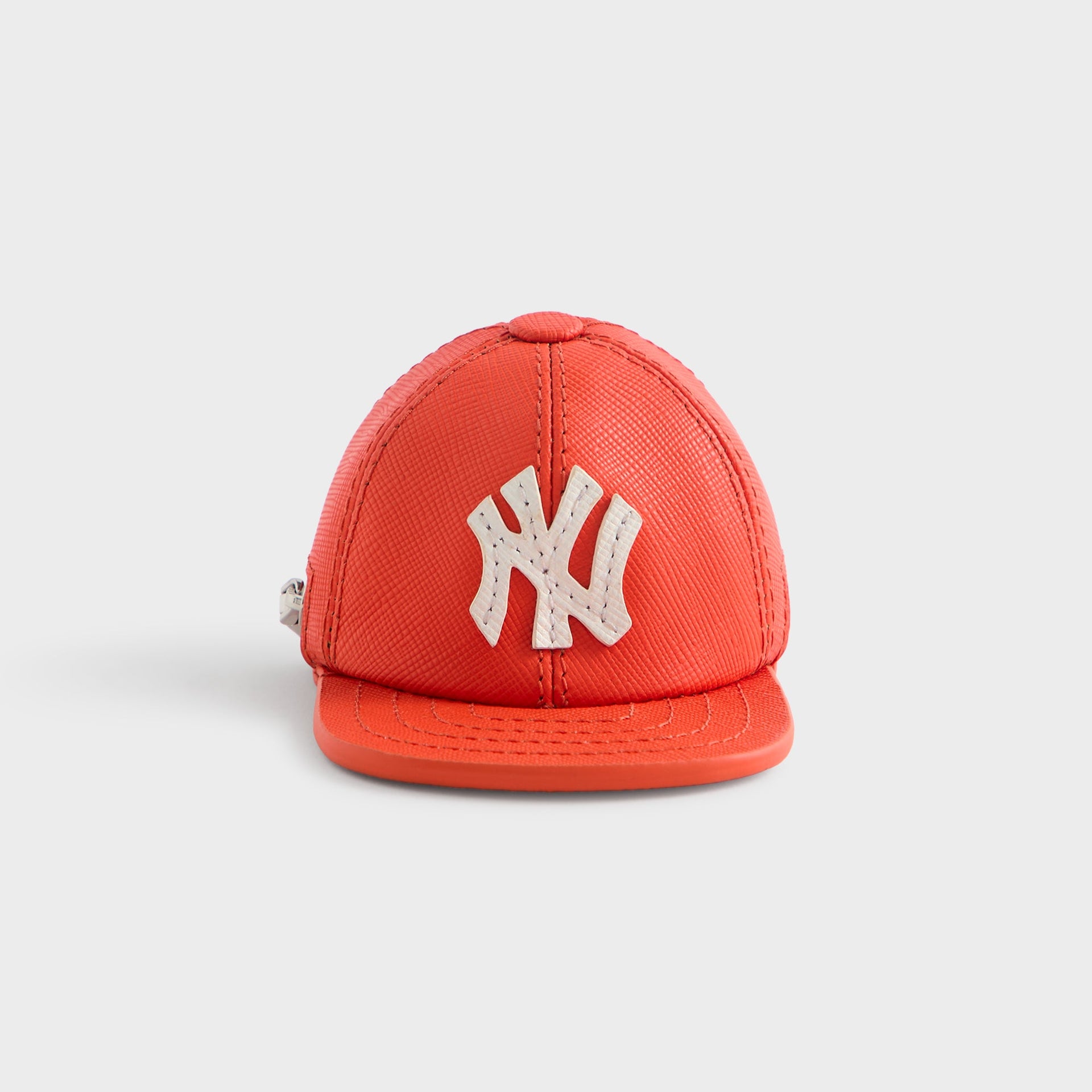 Kith for the New York Yankees Baseball Cap Leather Pouch - Poppy