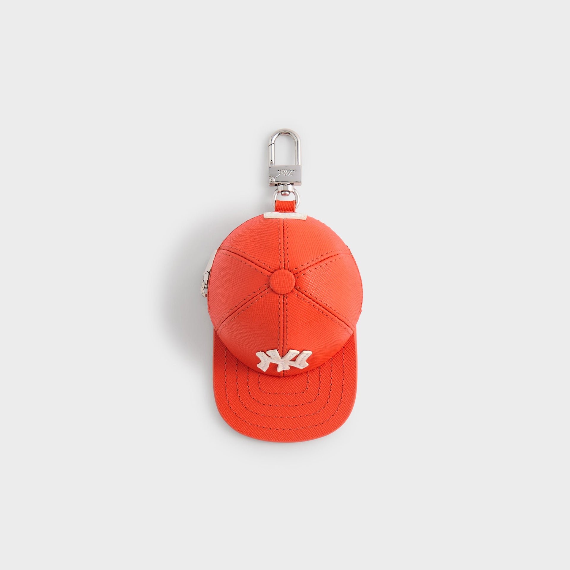 Kith for the New York Yankees Baseball Cap Leather Pouch - Poppy