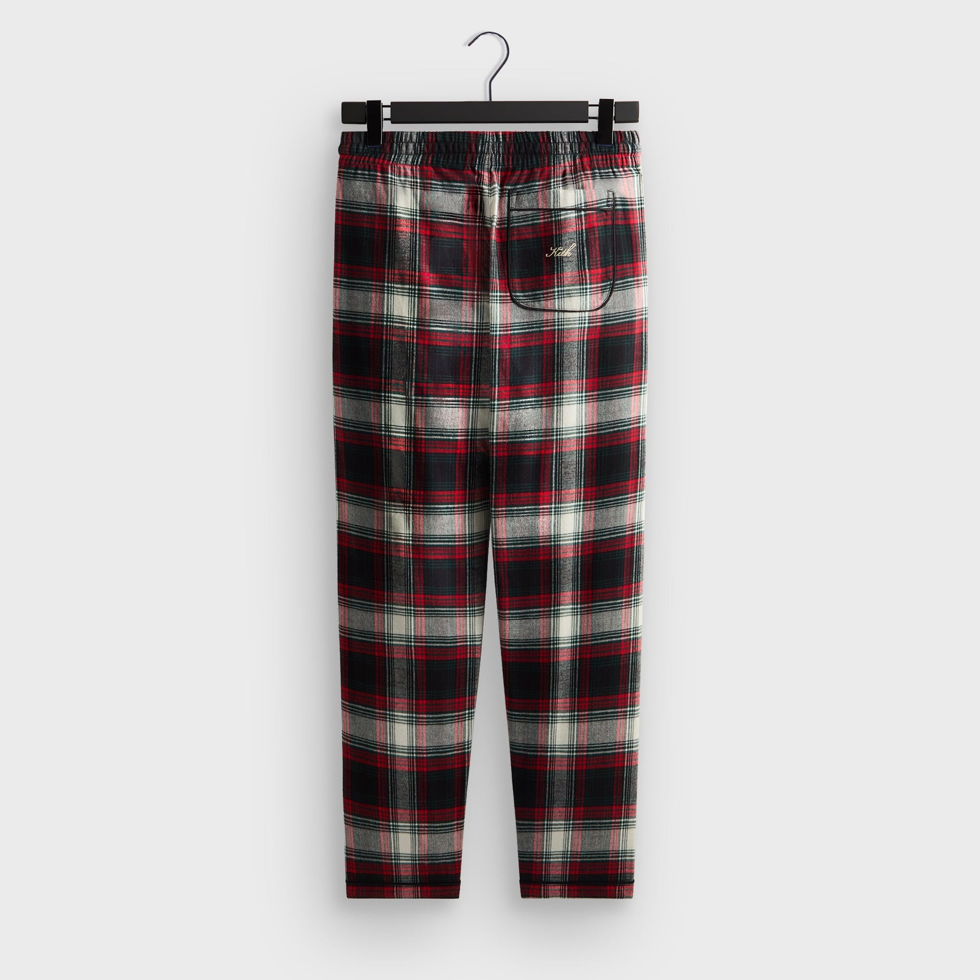 Kithmas Plaid Pajama Set - Black