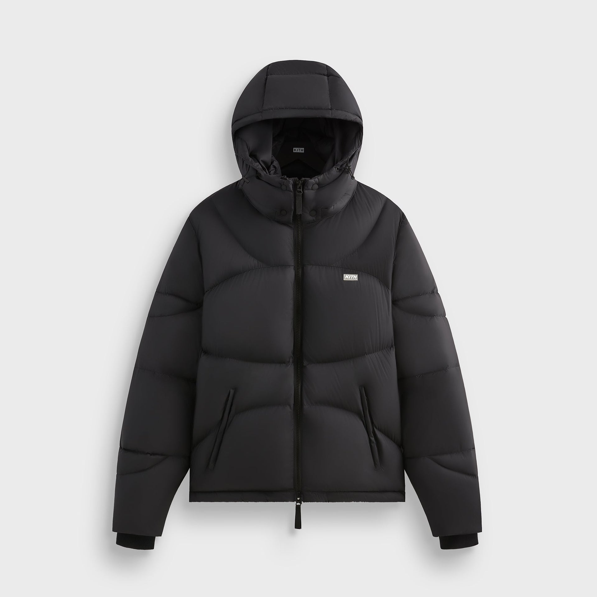 Kith Matte Stretch Taffeta Corey Puffer - Black
