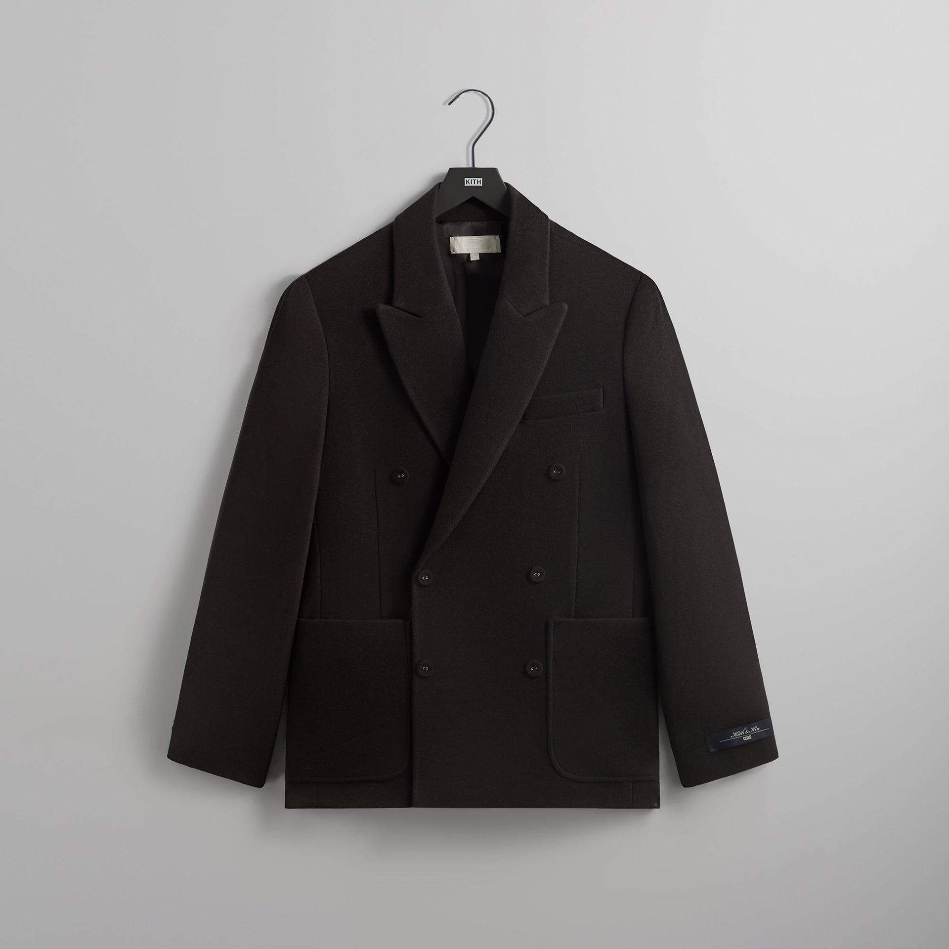 Blazer Julius en jersey feutré Kith - Noir