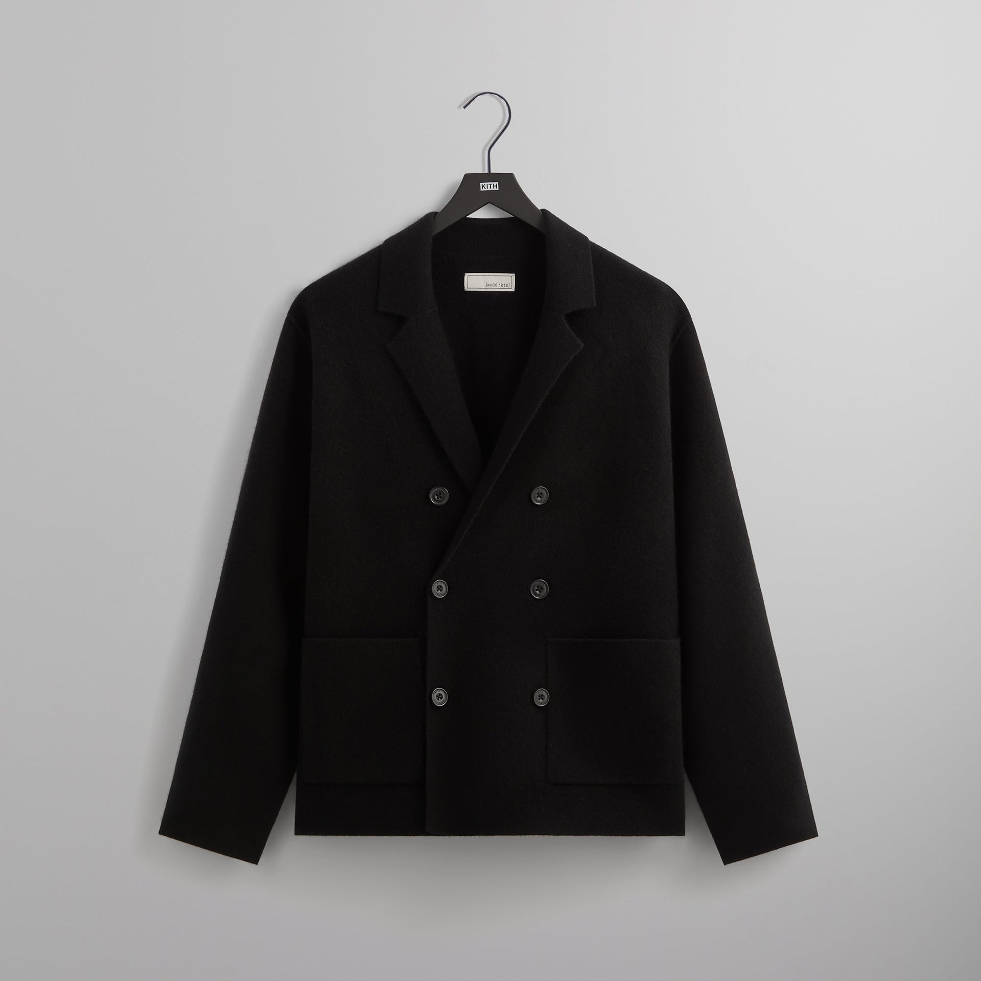 Blazer croisé &Kin Cashmere Raya - Noir