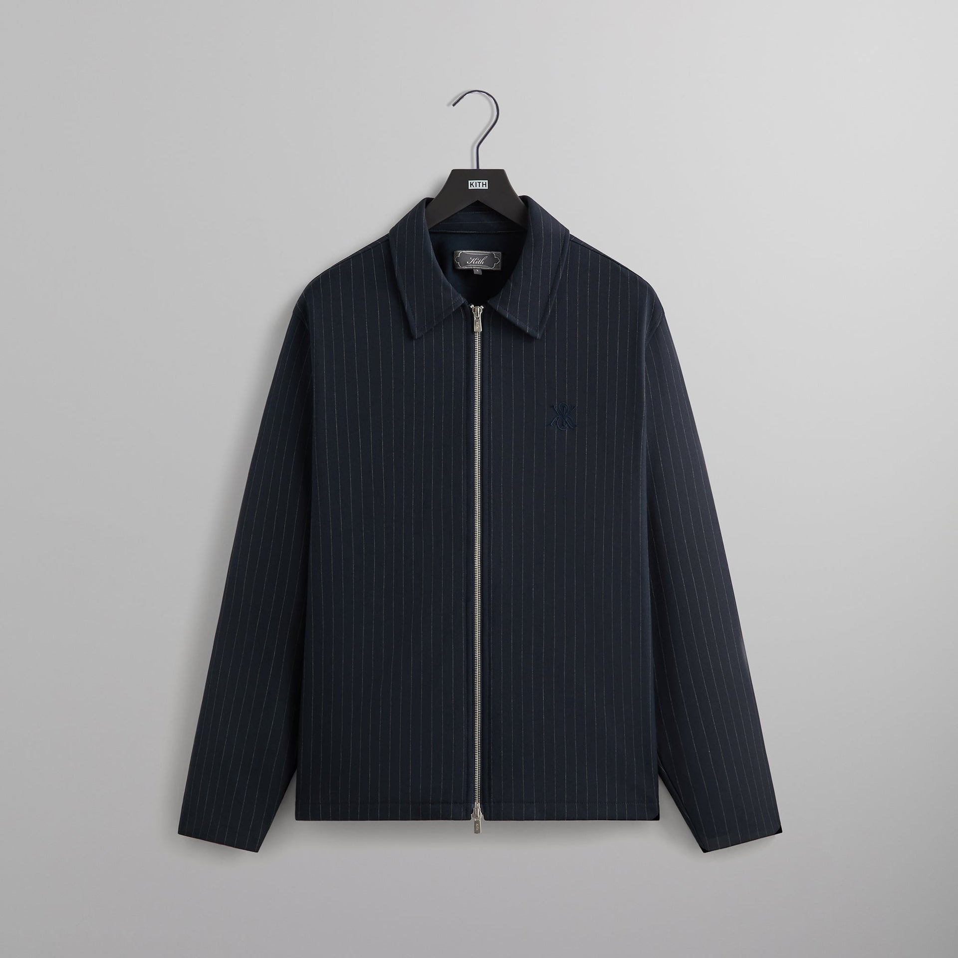 Veste d'entraîneur Kith Double Weave à fermeture éclair intégrale - Nocturnal PH