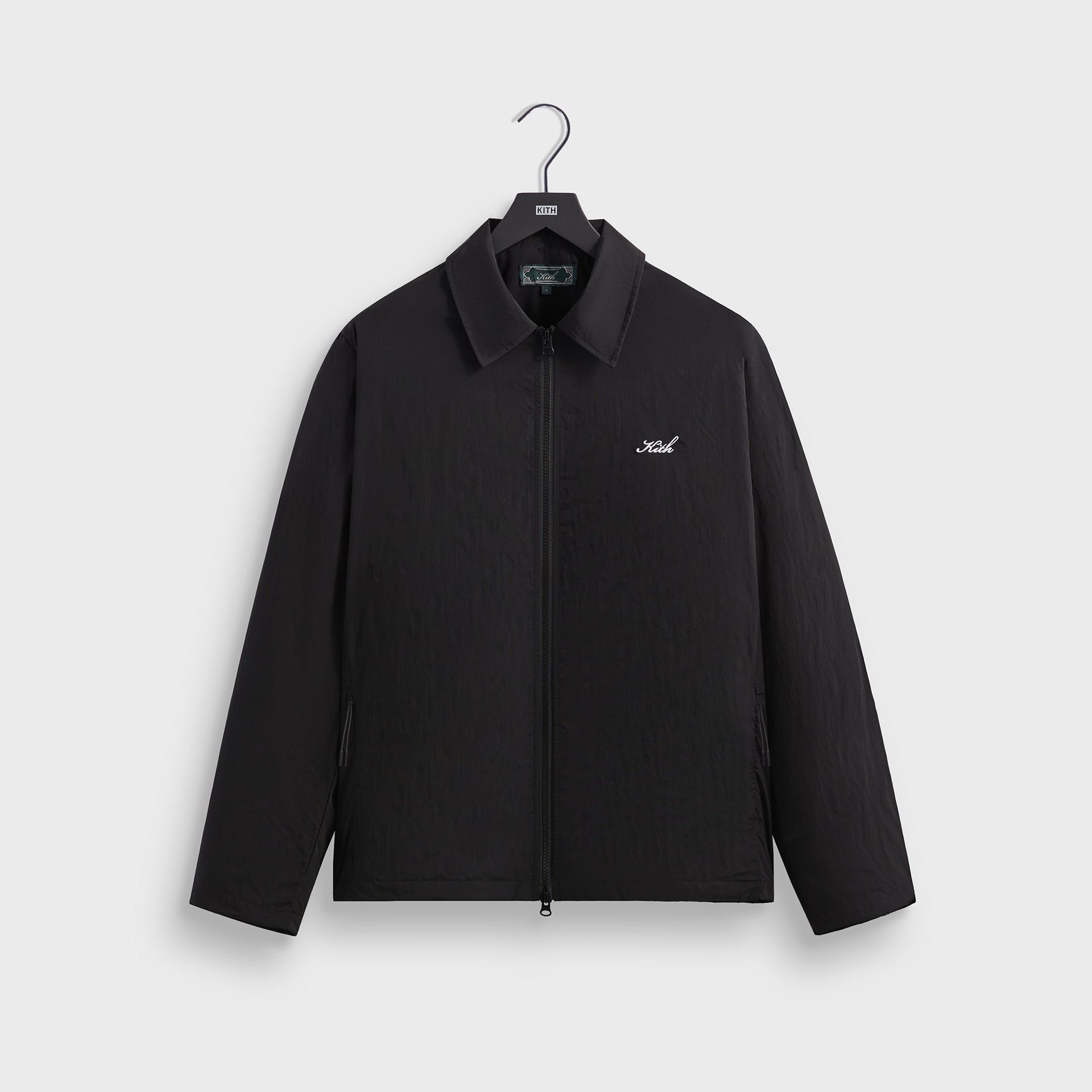 DO NOT USE Kith Wrinkle Nylon Jonas Coaches Jacket in Black