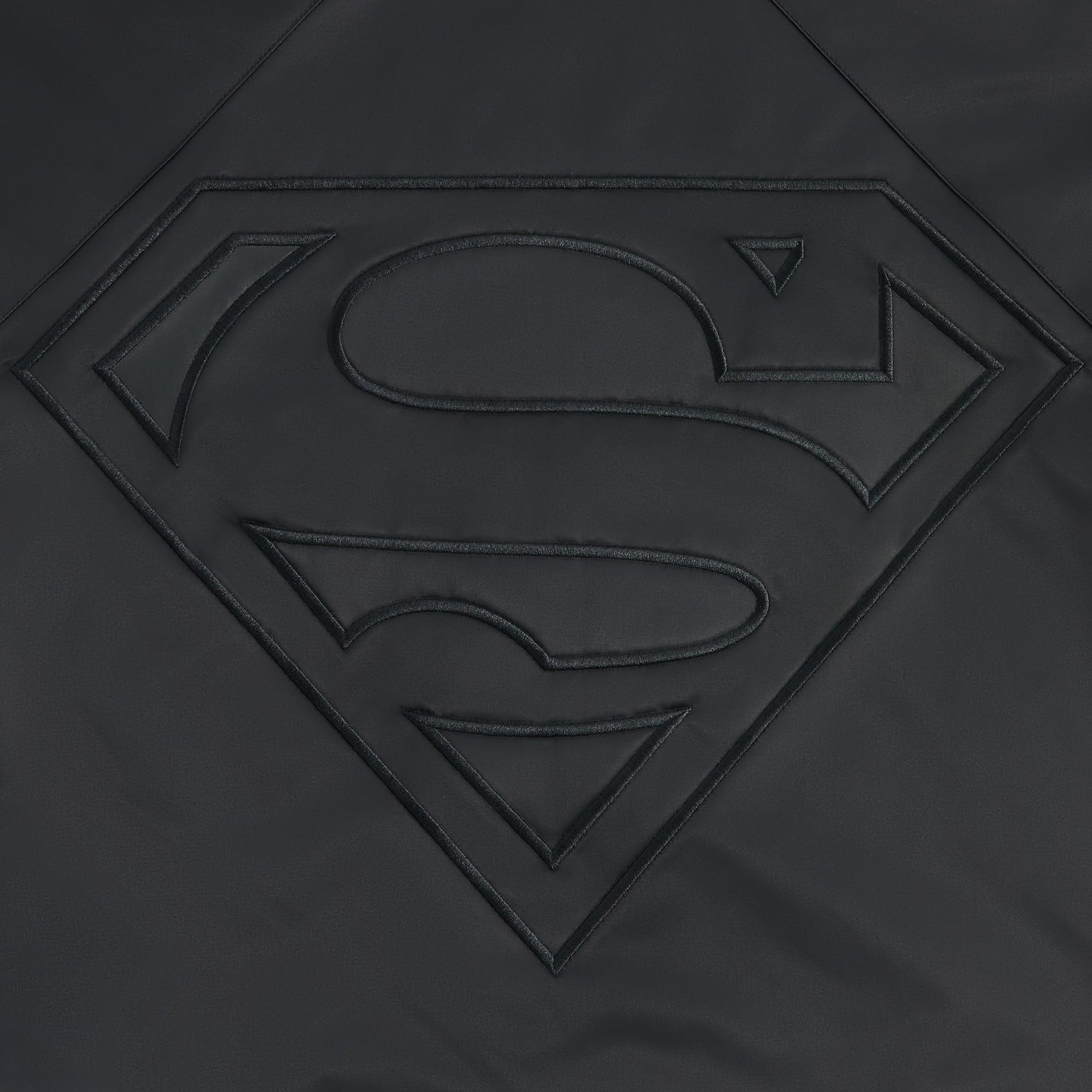 Superman | Kith Satin Bomber Jacket - Black