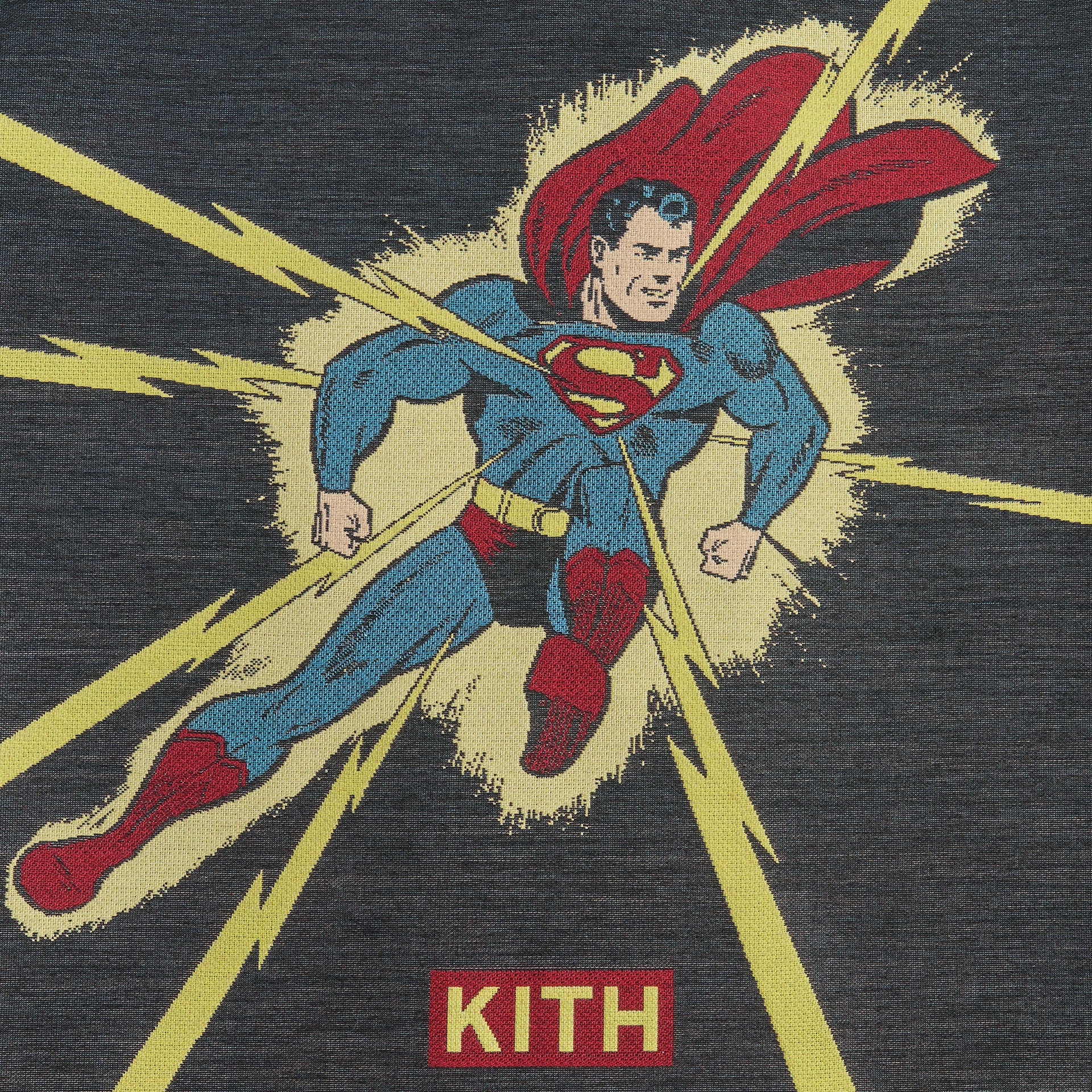 Superman | Kith Lightning Tapestry Jacket - Black